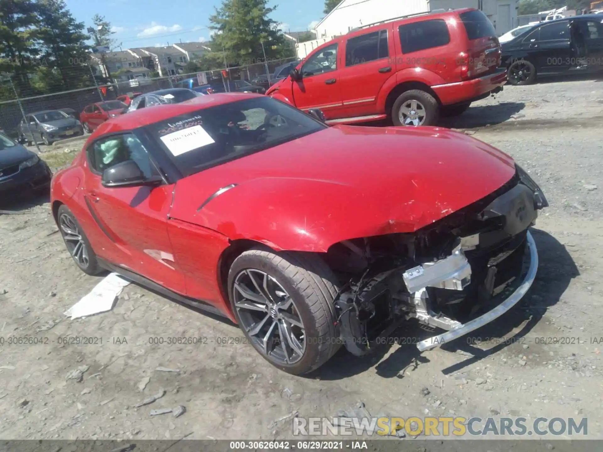 1 Photograph of a damaged car WZ1DB2C04MW038032 TOYOTA GR SUPRA 2021