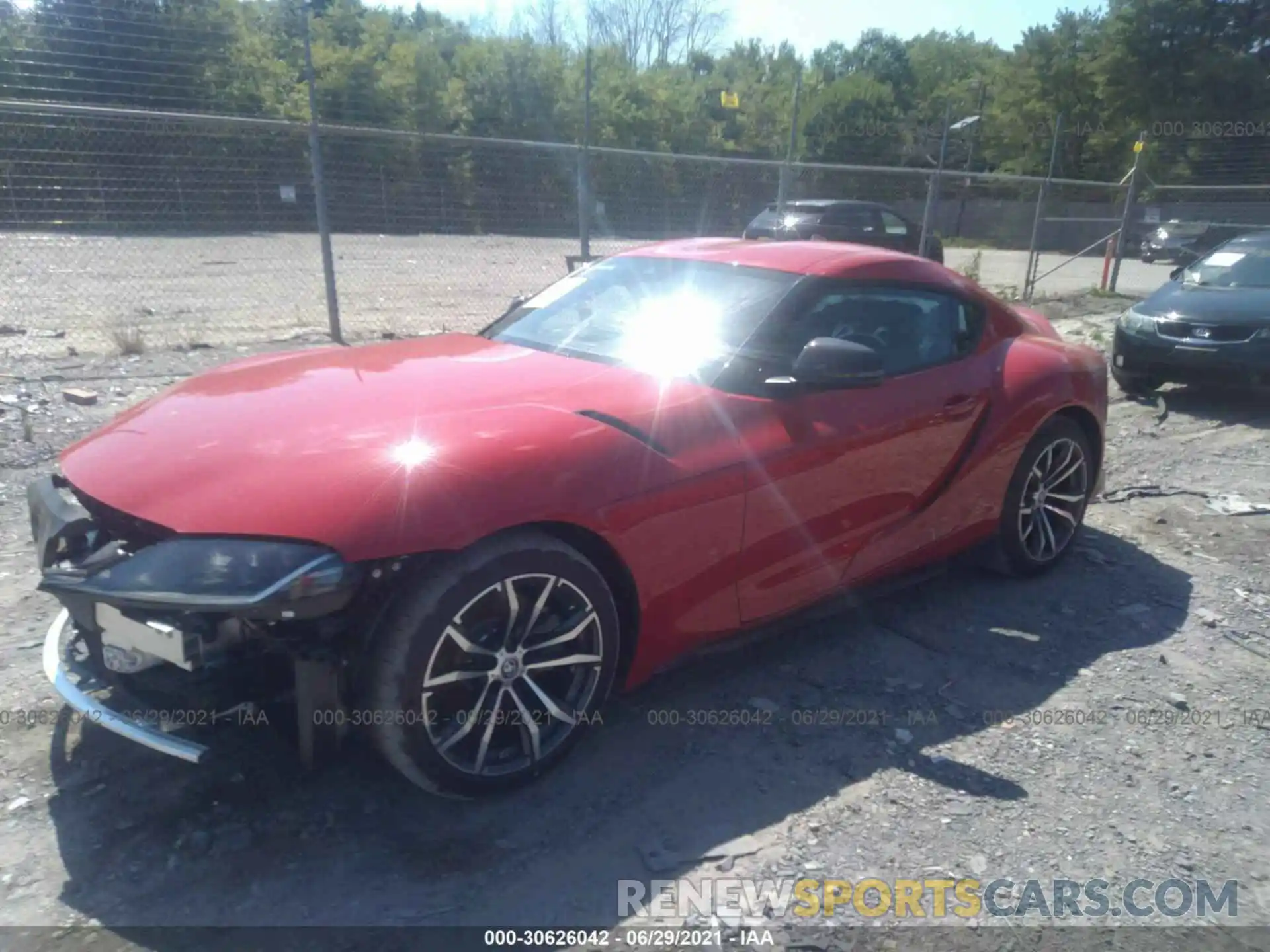 2 Photograph of a damaged car WZ1DB2C04MW038032 TOYOTA GR SUPRA 2021