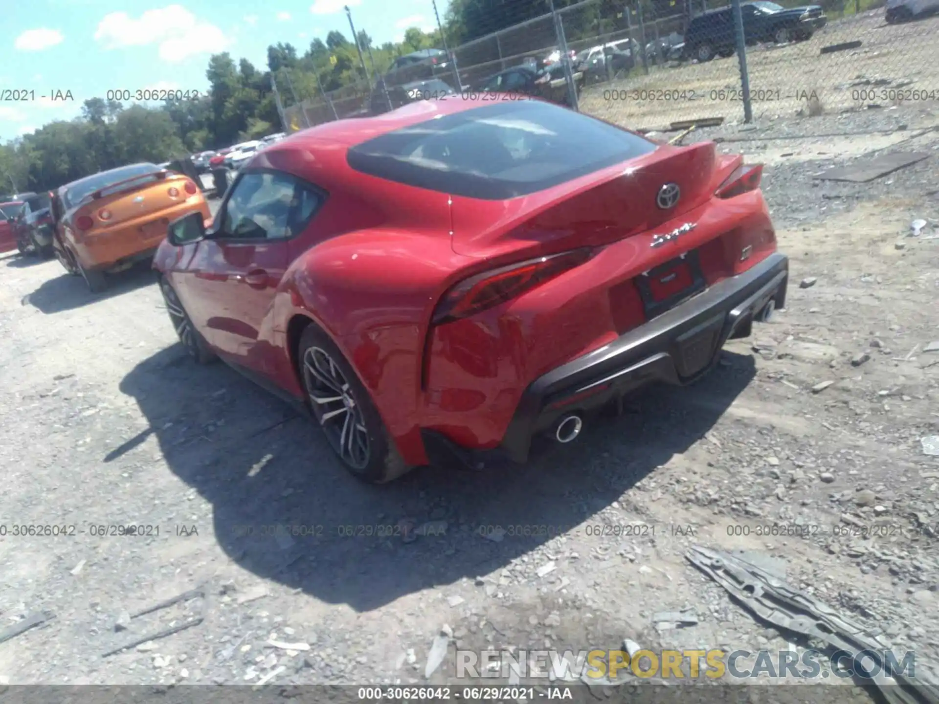 3 Photograph of a damaged car WZ1DB2C04MW038032 TOYOTA GR SUPRA 2021