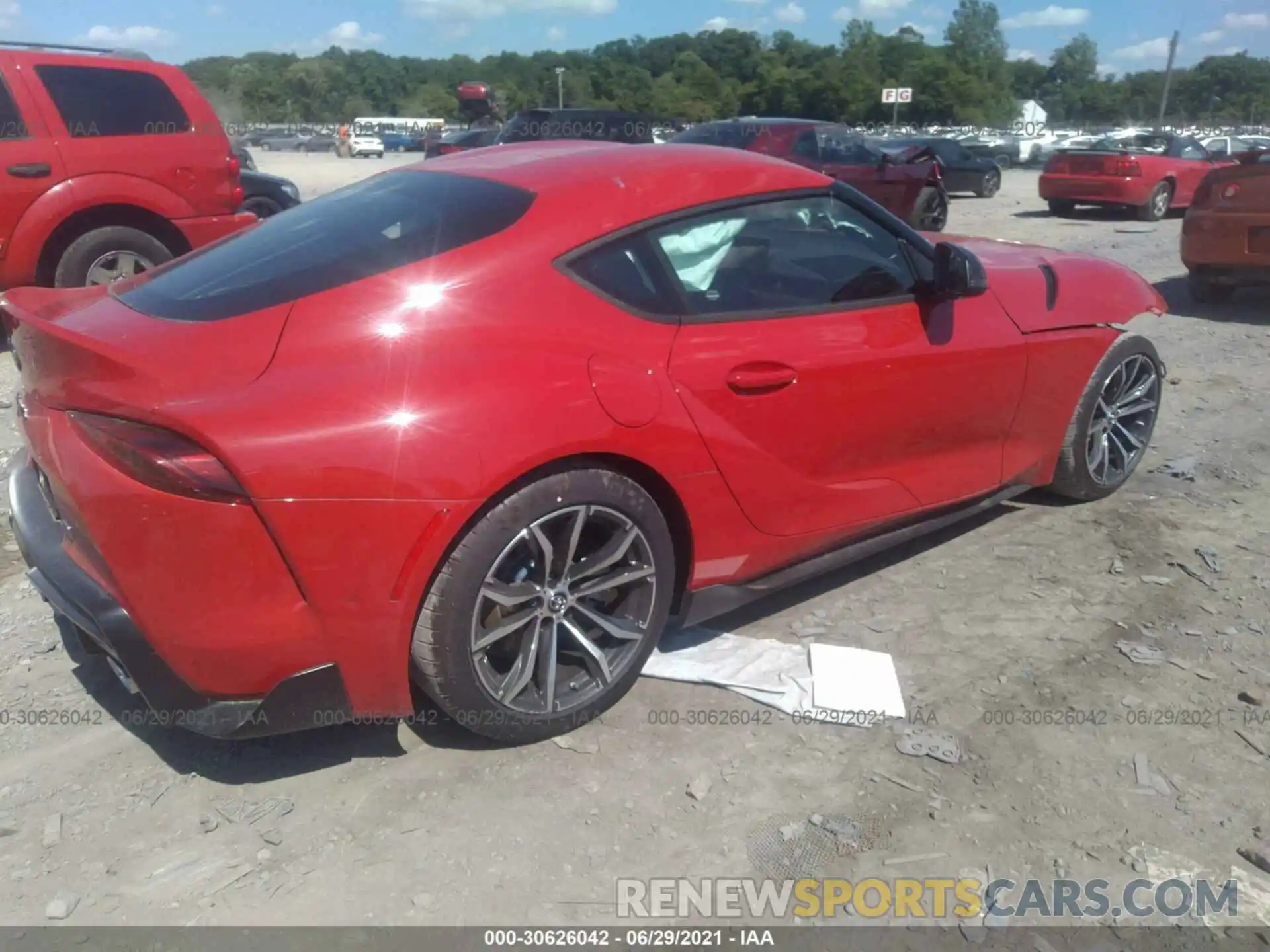 4 Photograph of a damaged car WZ1DB2C04MW038032 TOYOTA GR SUPRA 2021