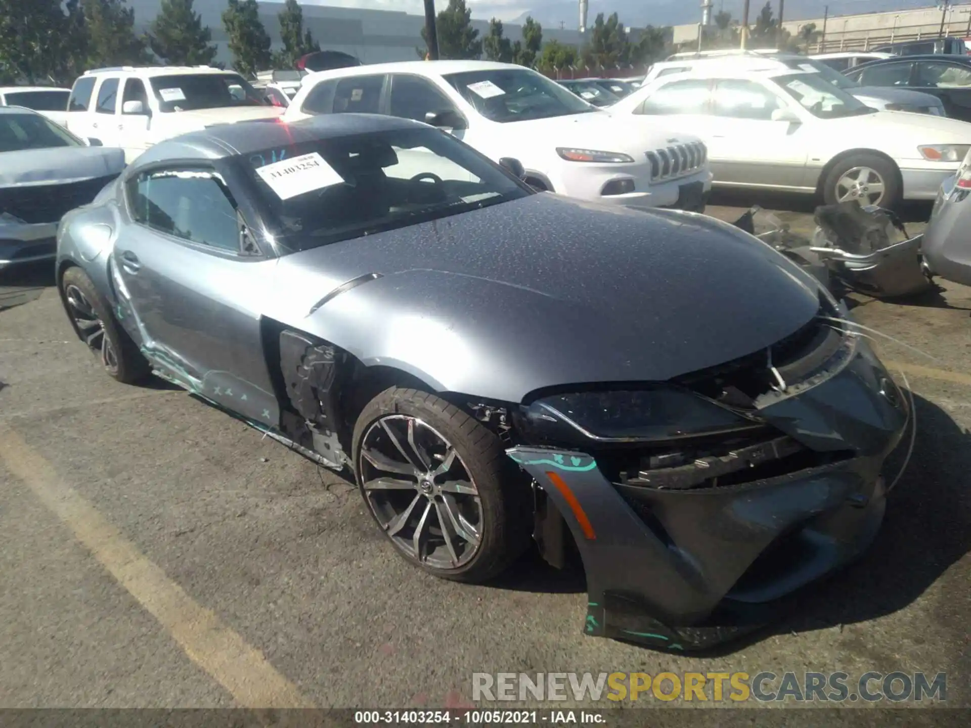 1 Photograph of a damaged car WZ1DB2C04MW038712 TOYOTA GR SUPRA 2021