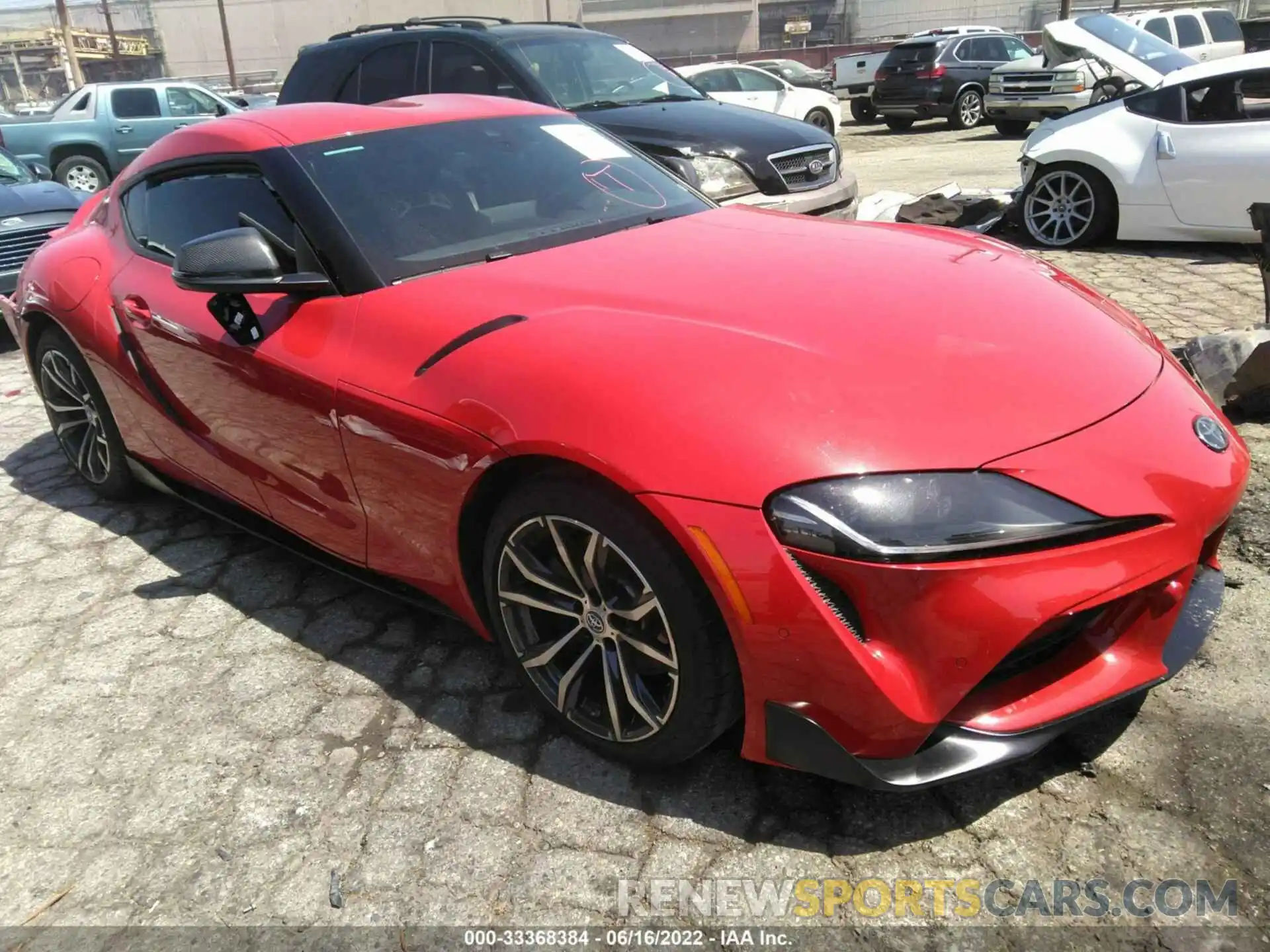 1 Photograph of a damaged car WZ1DB2C0XMW038374 TOYOTA GR SUPRA 2021