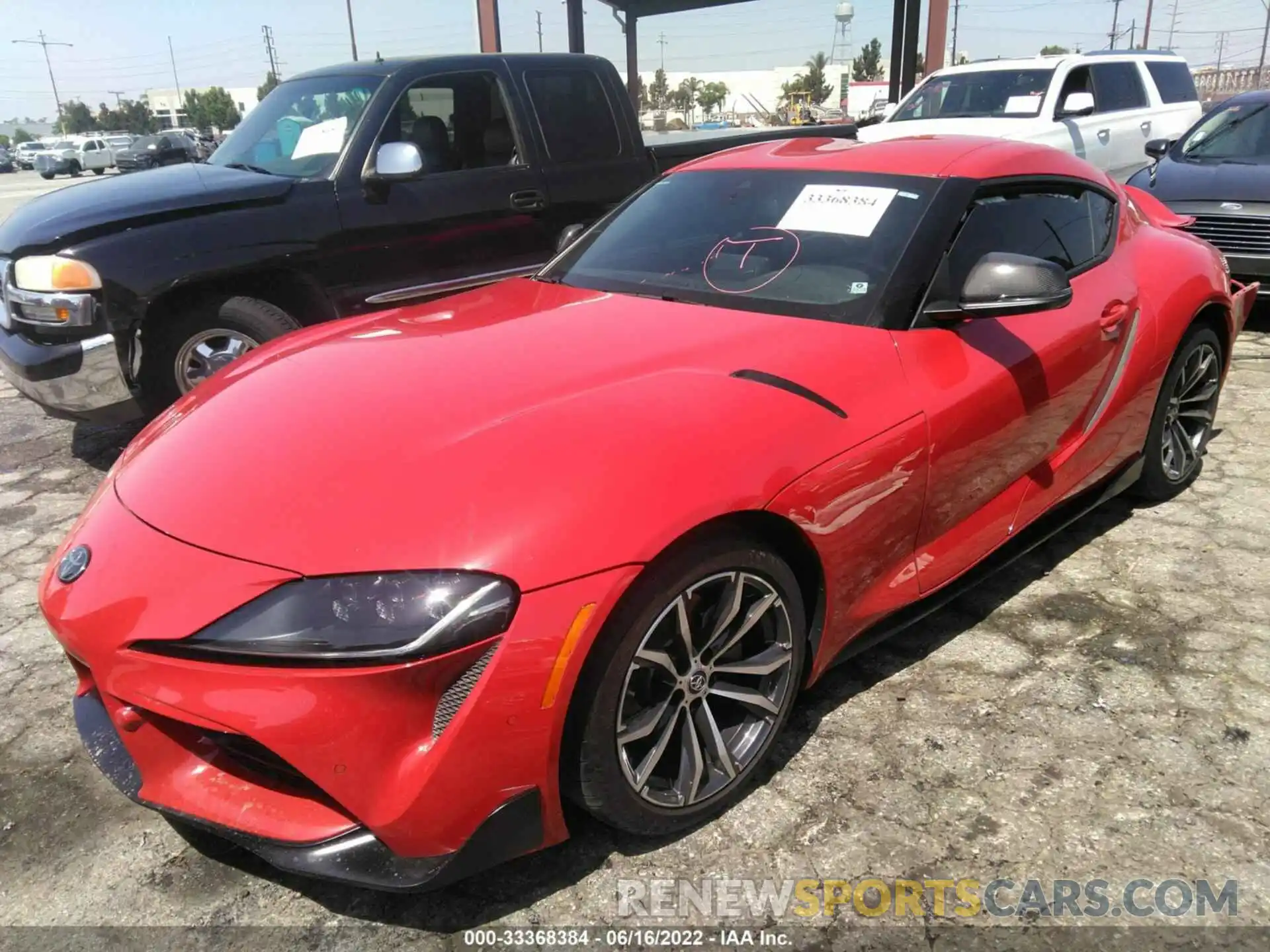 2 Photograph of a damaged car WZ1DB2C0XMW038374 TOYOTA GR SUPRA 2021