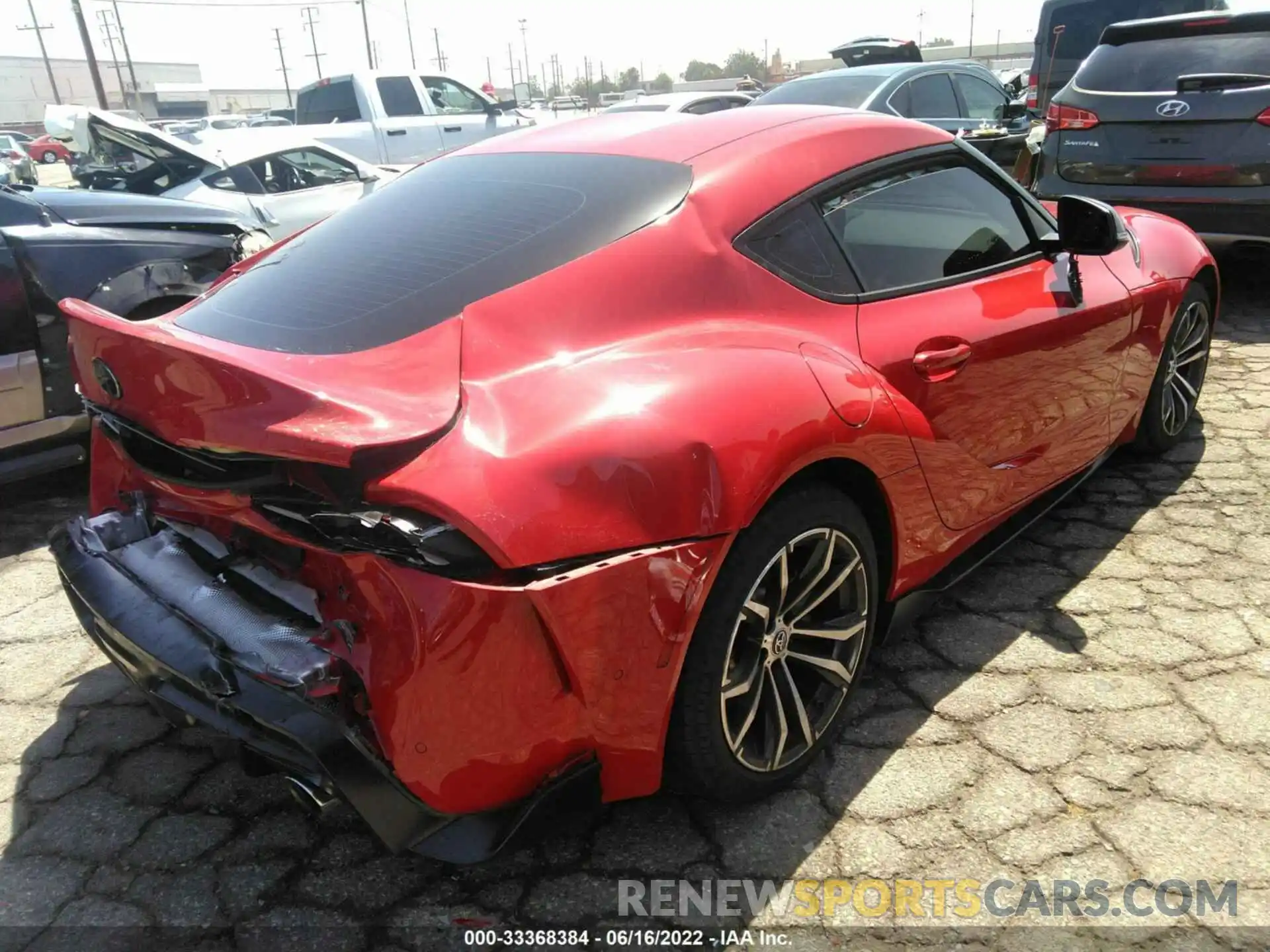 4 Photograph of a damaged car WZ1DB2C0XMW038374 TOYOTA GR SUPRA 2021