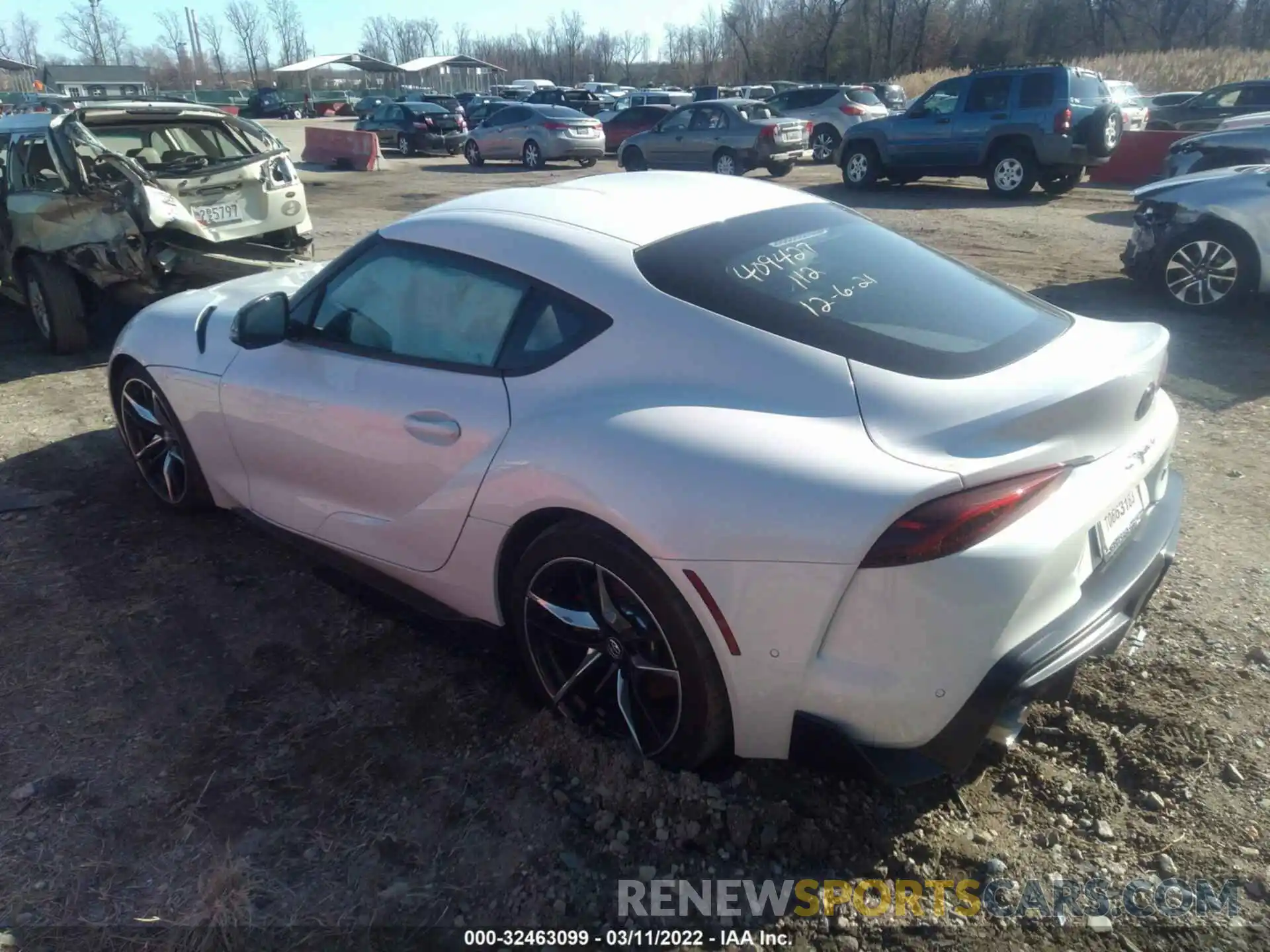 3 Photograph of a damaged car WZ1DB0C02NW046359 TOYOTA GR SUPRA 2022