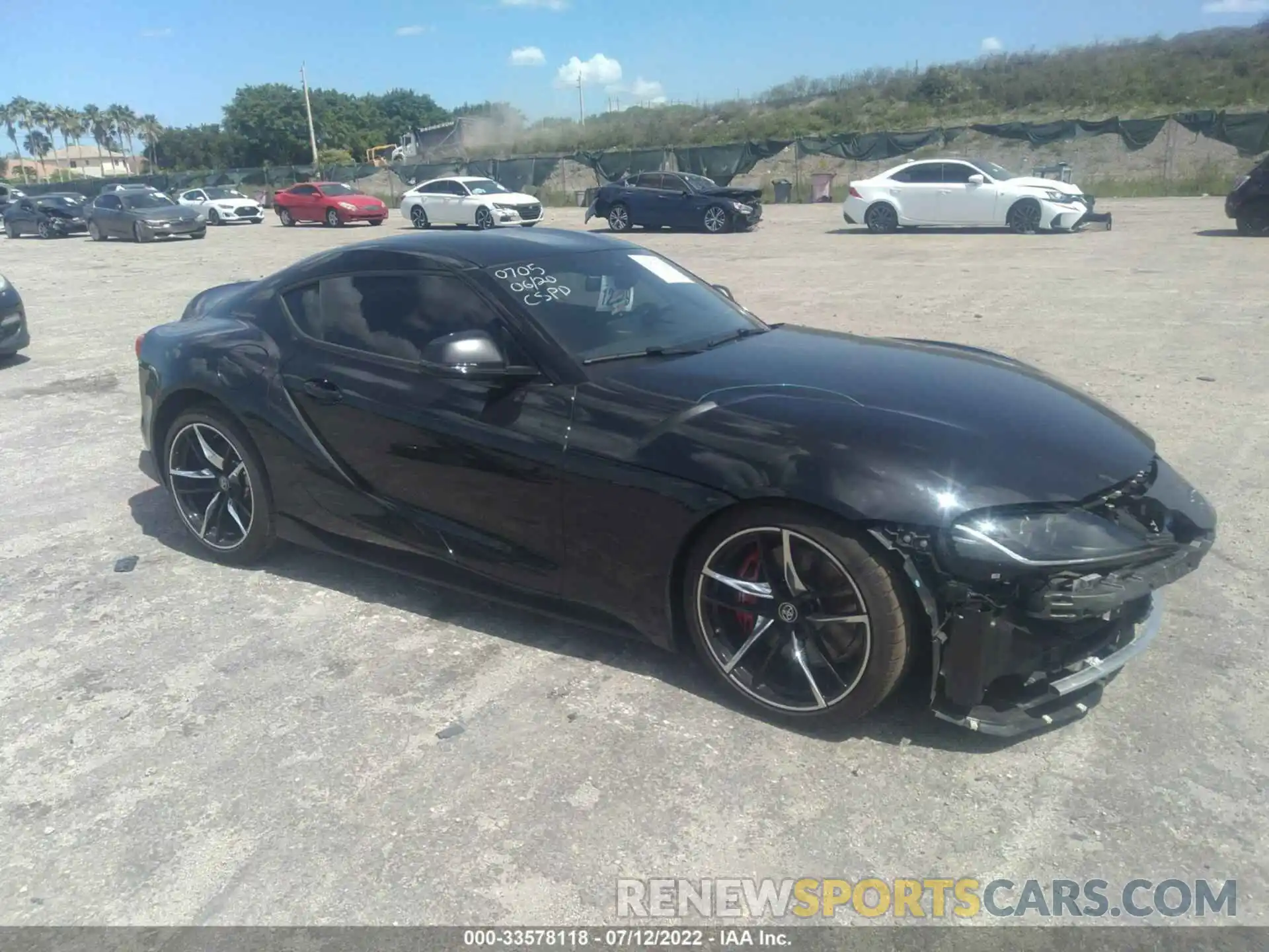 1 Photograph of a damaged car WZ1DB0C04NW050705 TOYOTA GR SUPRA 2022