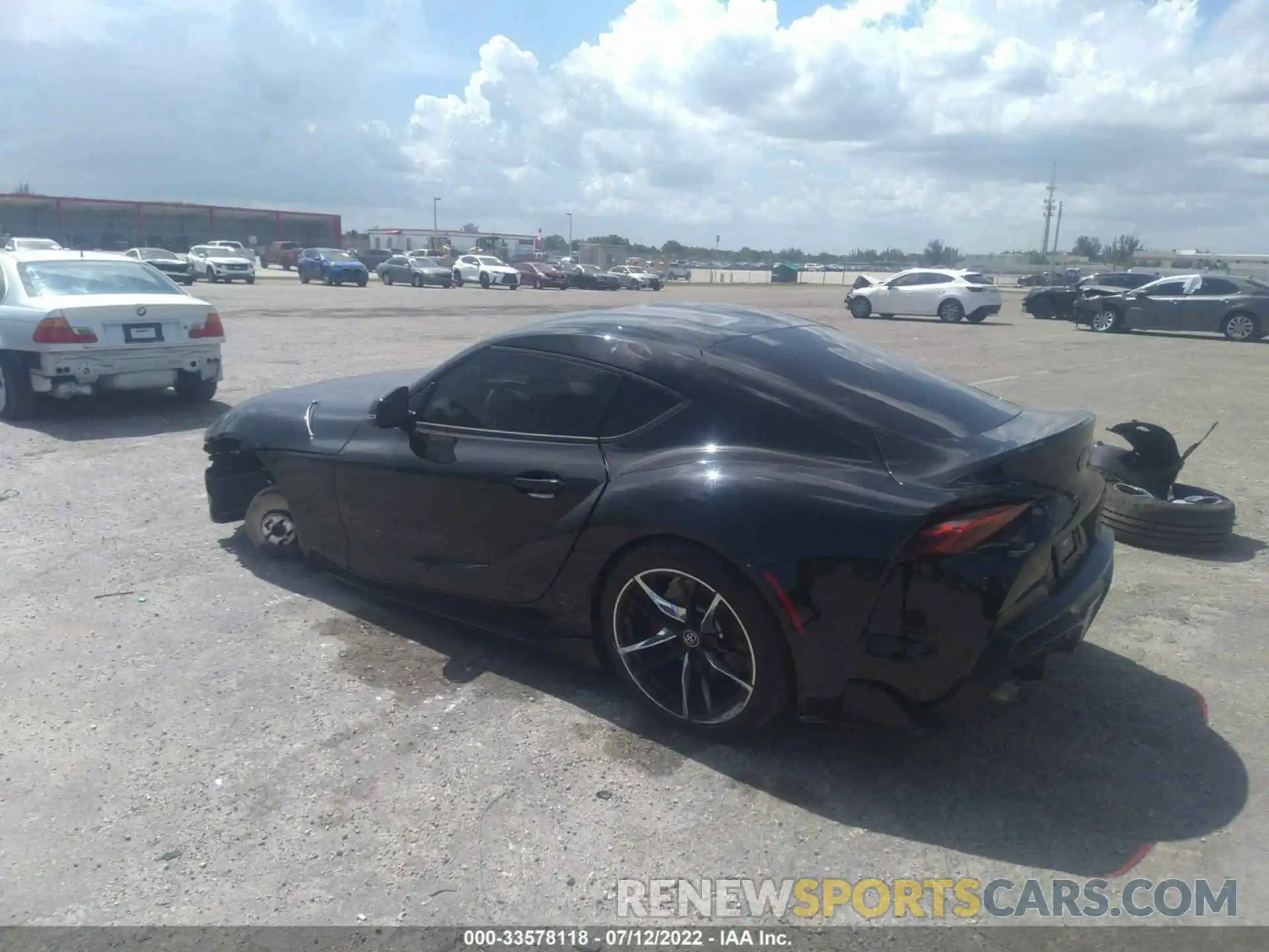 3 Photograph of a damaged car WZ1DB0C04NW050705 TOYOTA GR SUPRA 2022