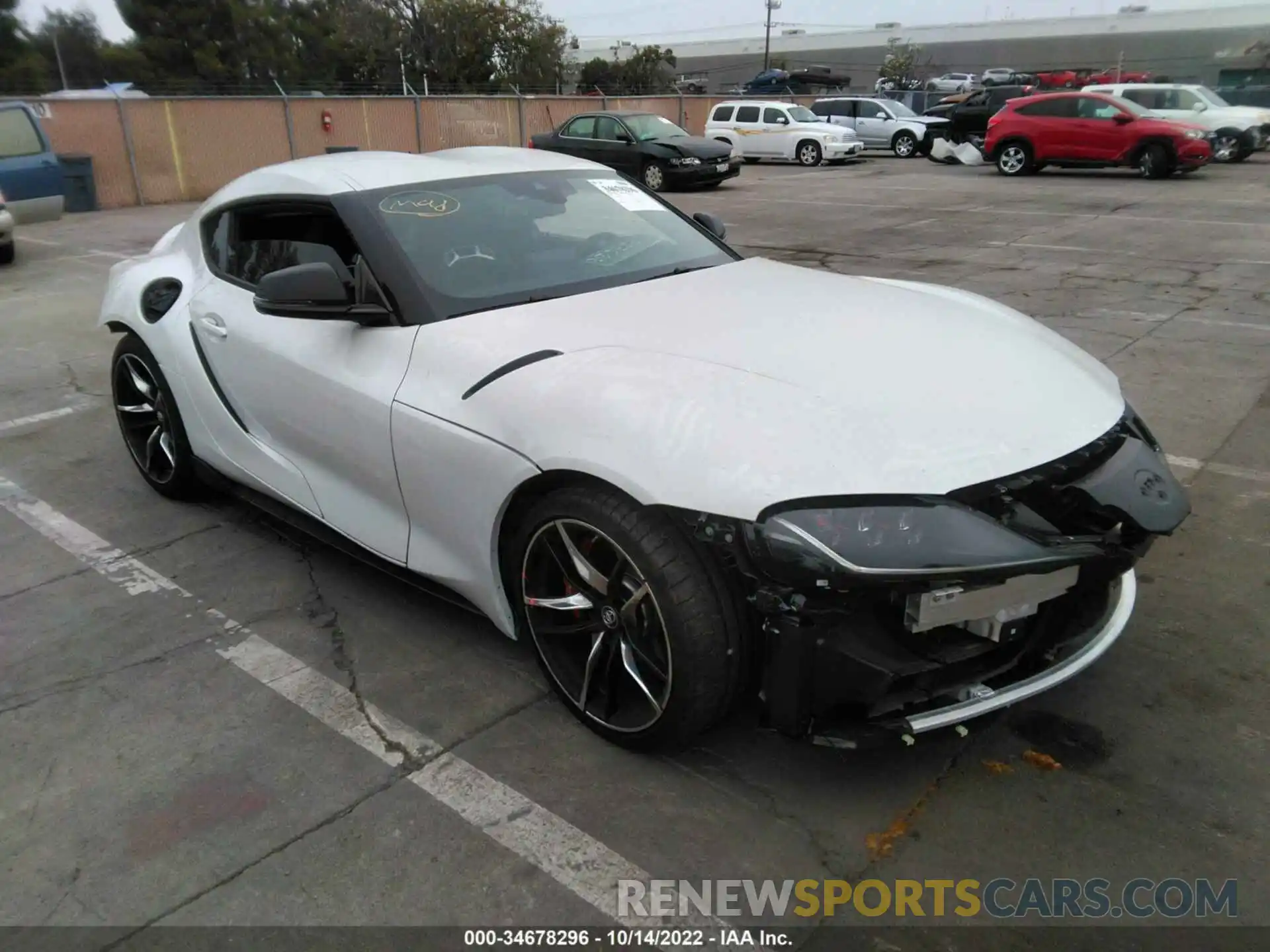 1 Photograph of a damaged car WZ1DB0C06NW051967 TOYOTA GR SUPRA 2022