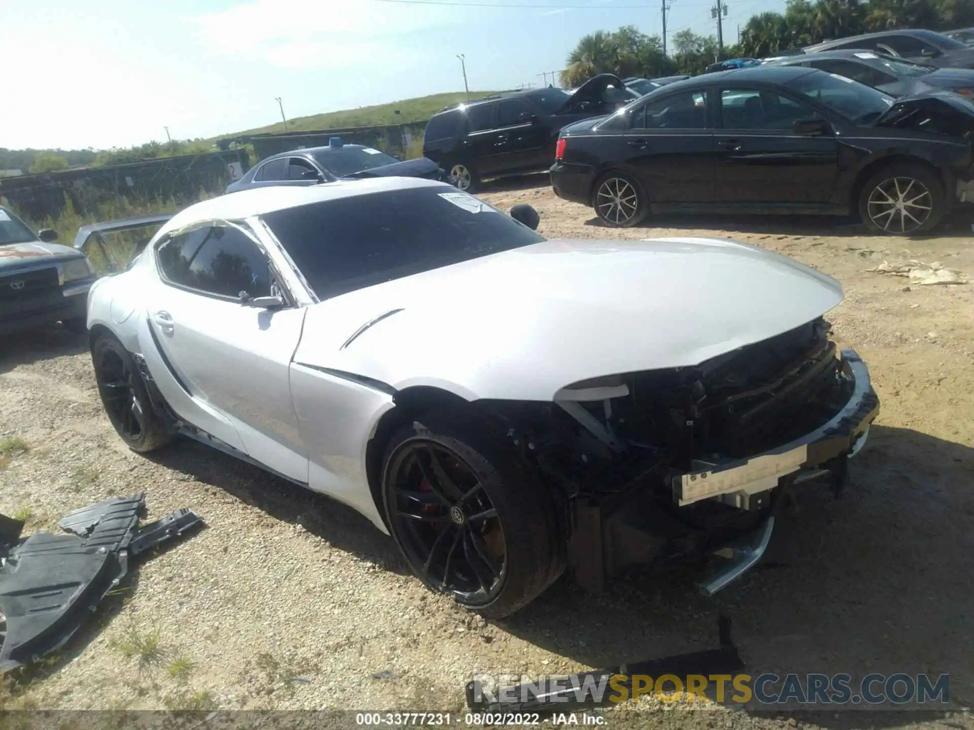 1 Photograph of a damaged car WZ1DB0C07NW046423 TOYOTA GR SUPRA 2022