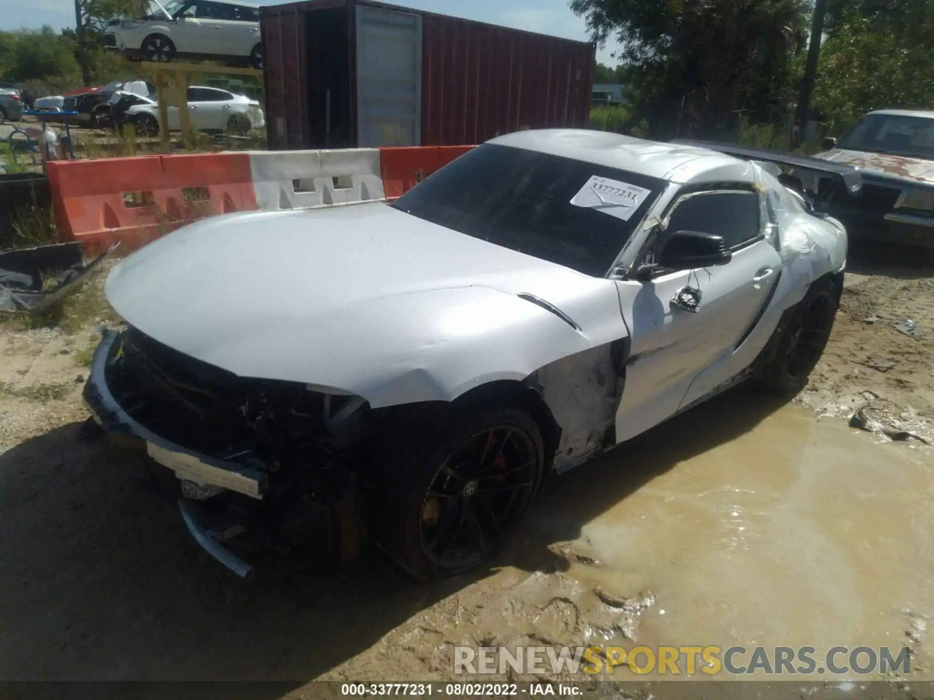 2 Photograph of a damaged car WZ1DB0C07NW046423 TOYOTA GR SUPRA 2022