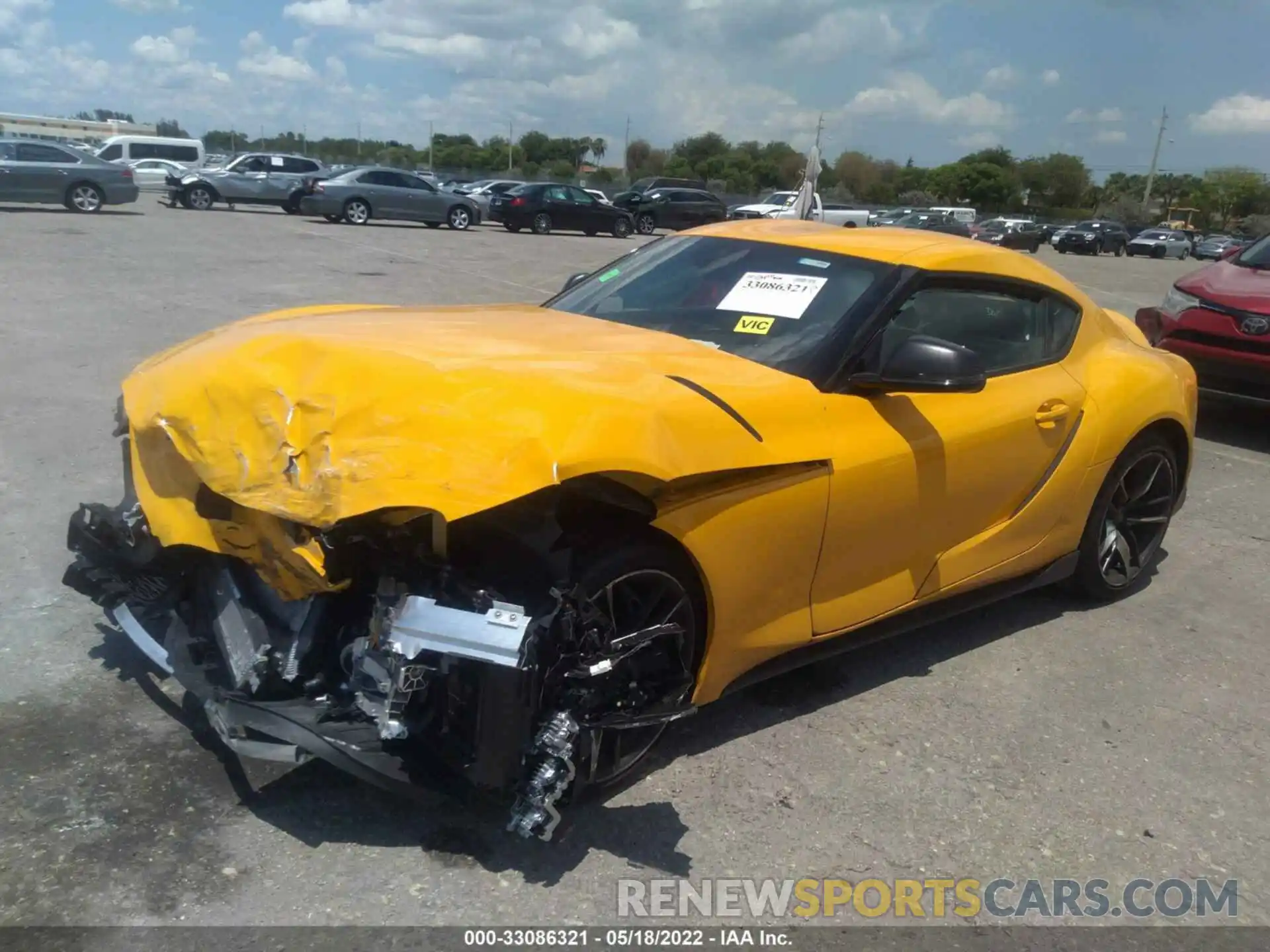 2 Photograph of a damaged car WZ1DB0C07NW048821 TOYOTA GR SUPRA 2022