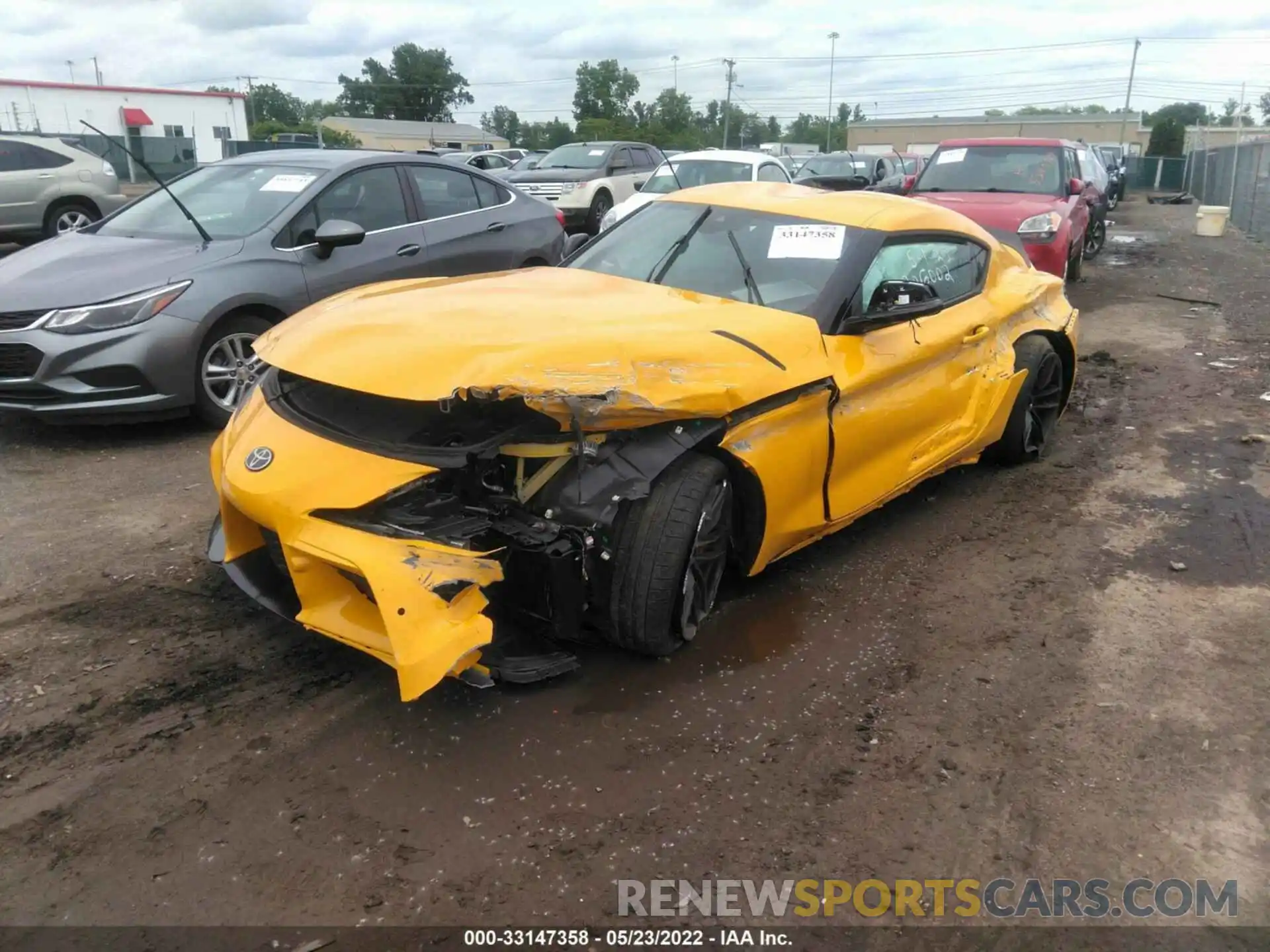 2 Photograph of a damaged car WZ1DB0C09NW048805 TOYOTA GR SUPRA 2022