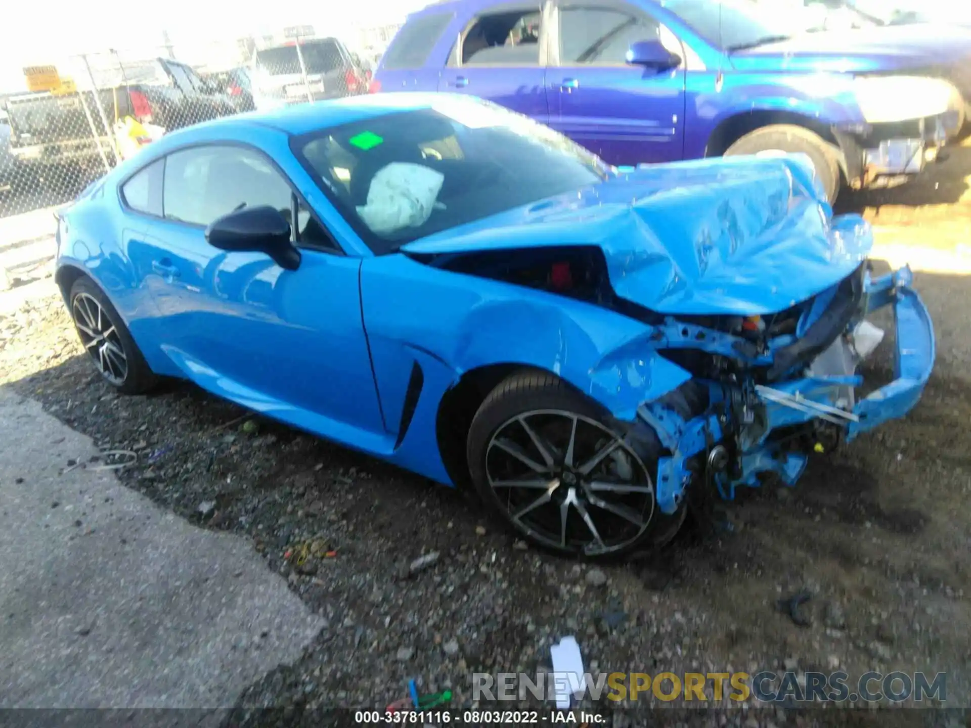 1 Photograph of a damaged car JF1ZNBB14N9757261 TOYOTA GR86 2022