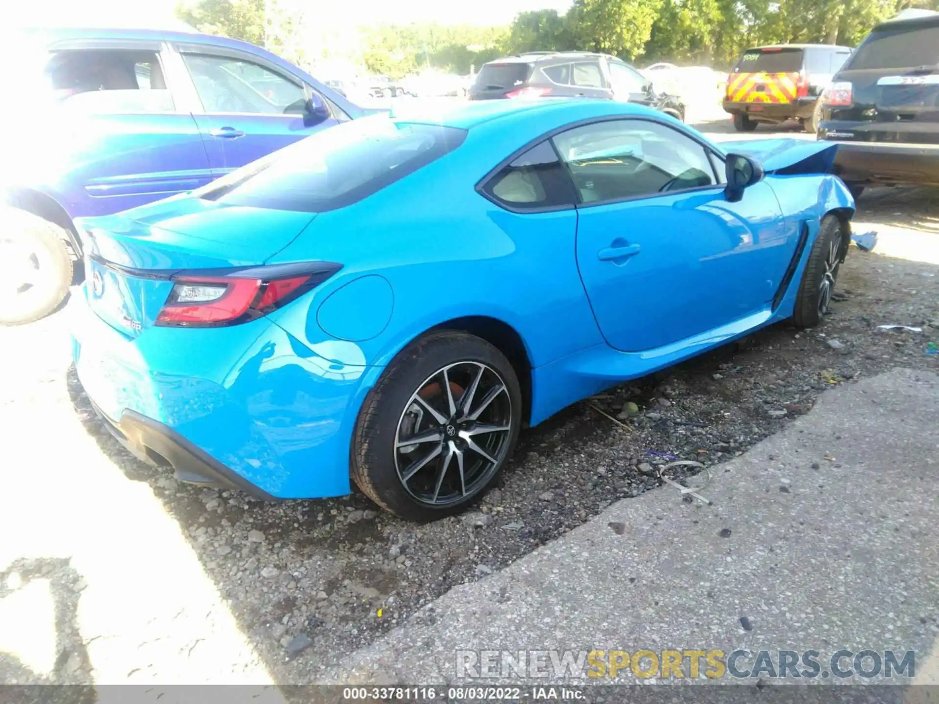 4 Photograph of a damaged car JF1ZNBB14N9757261 TOYOTA GR86 2022