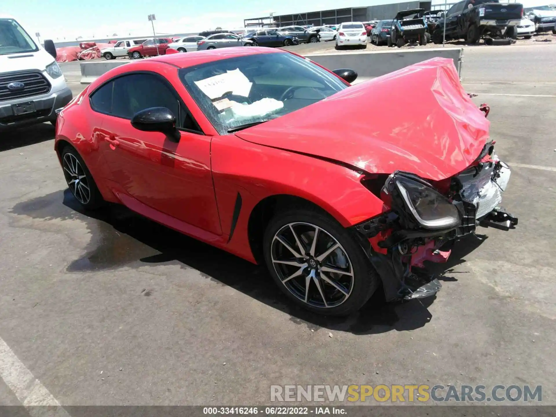 1 Photograph of a damaged car JF1ZNBC11N8753978 TOYOTA GR86 2022