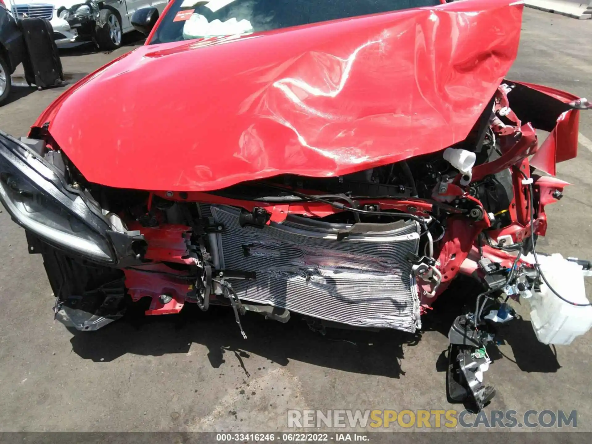 6 Photograph of a damaged car JF1ZNBC11N8753978 TOYOTA GR86 2022