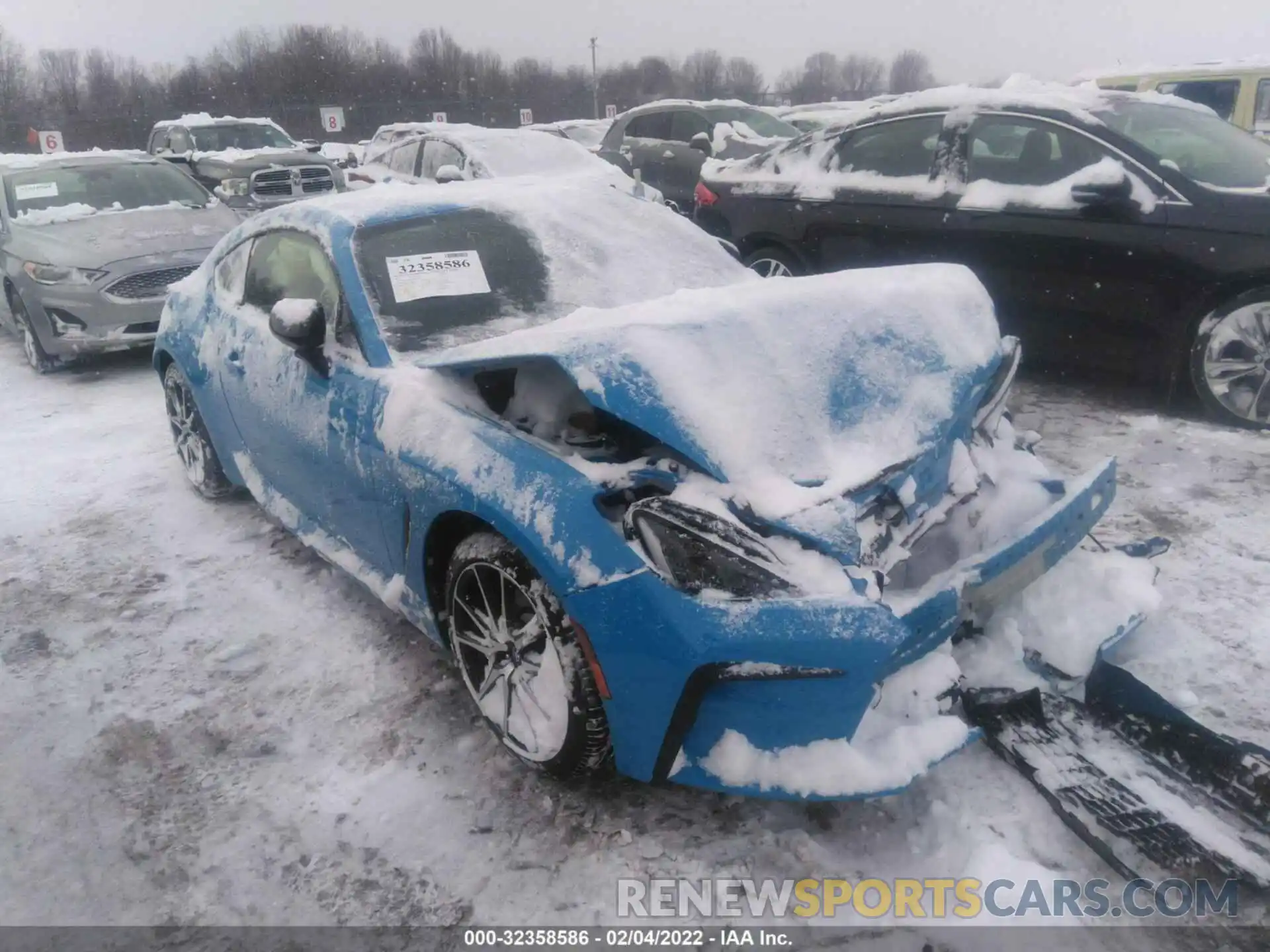 1 Photograph of a damaged car JF1ZNBC12N8751866 TOYOTA GR86 2022