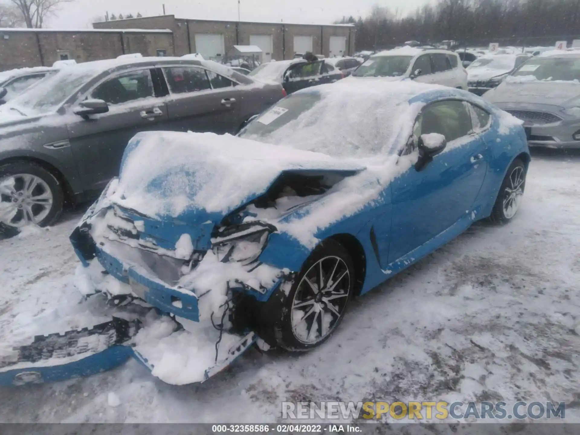 2 Photograph of a damaged car JF1ZNBC12N8751866 TOYOTA GR86 2022