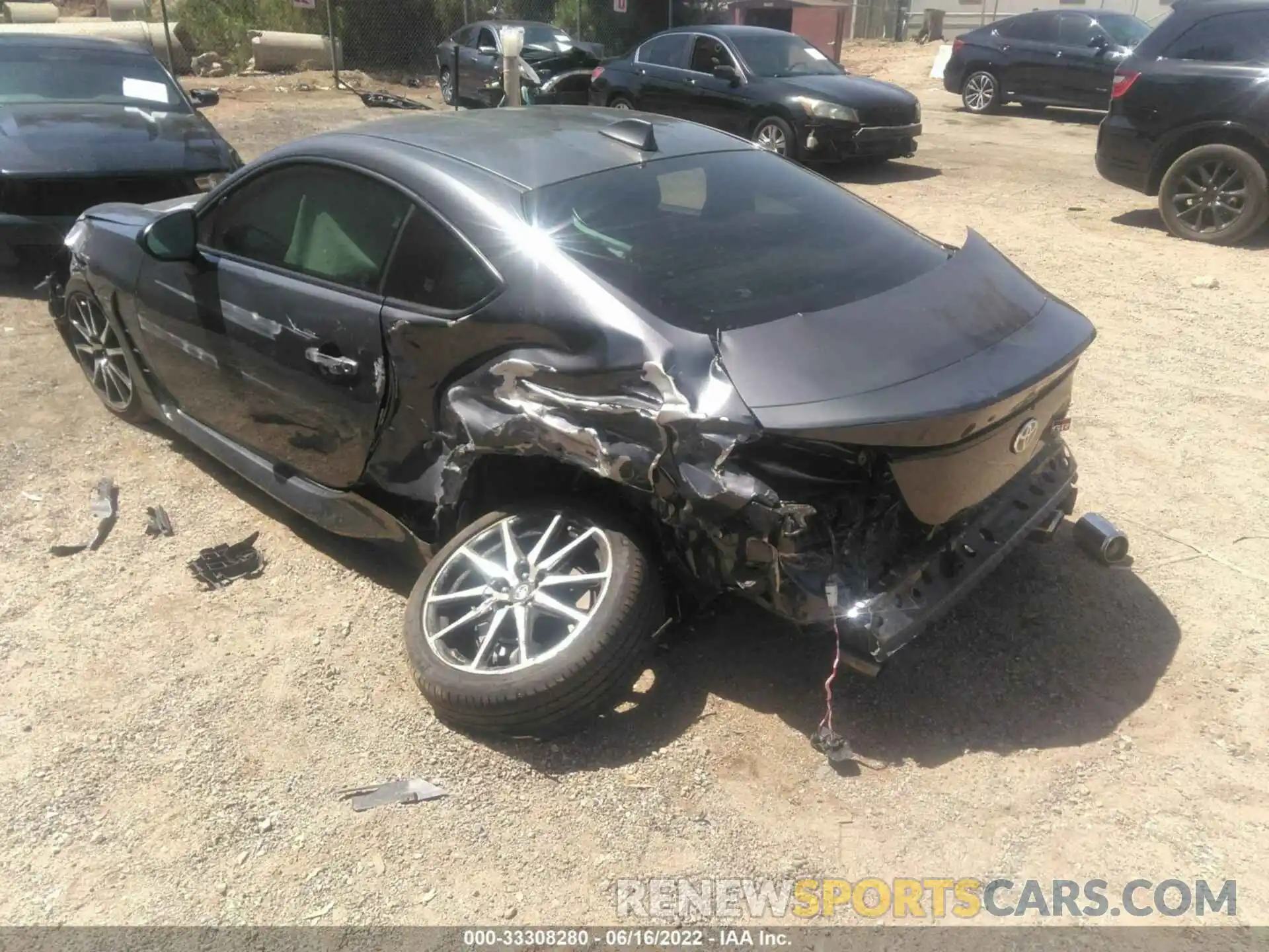 3 Photograph of a damaged car JF1ZNBC15N8754549 TOYOTA GR86 2022