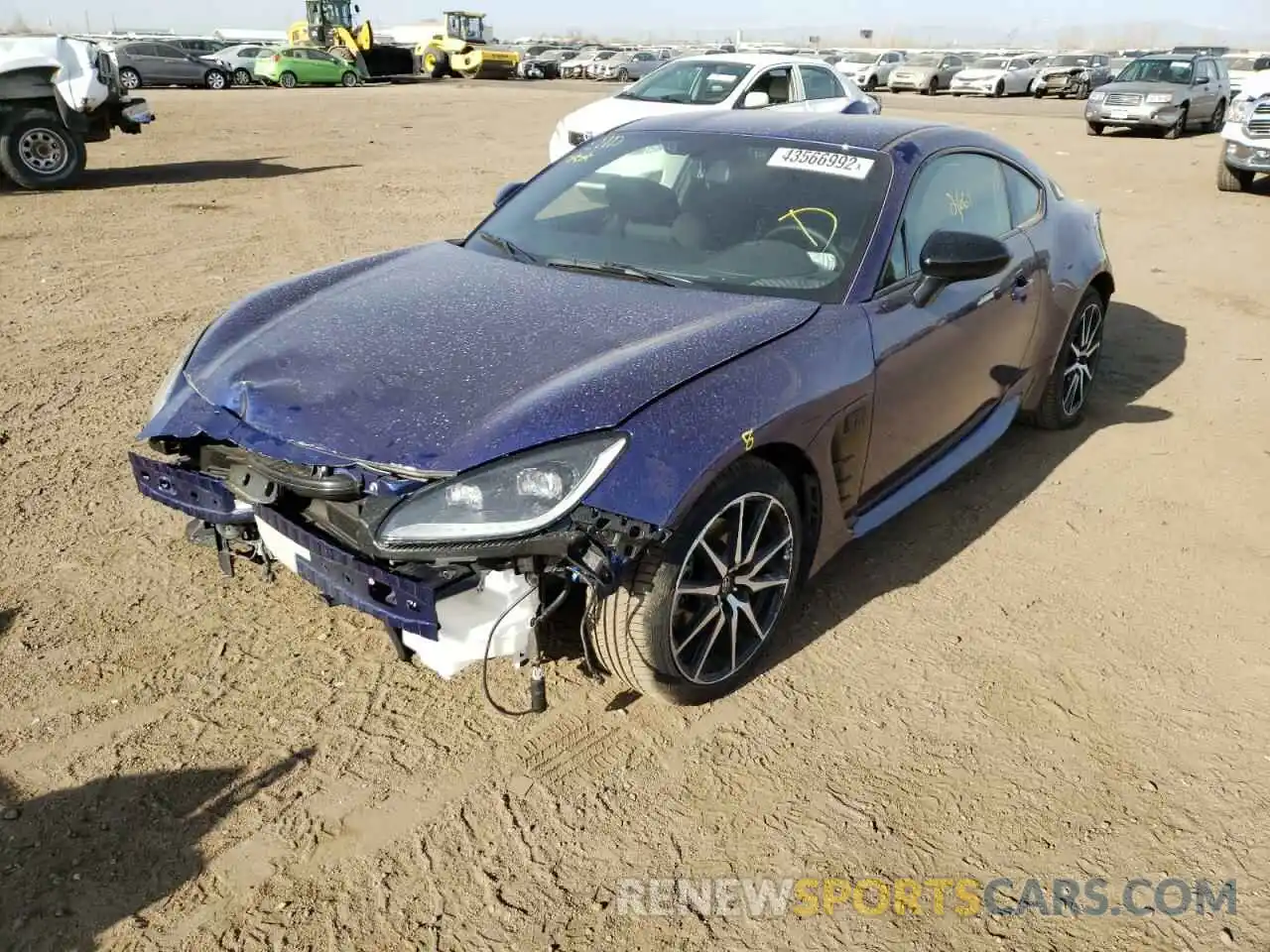 2 Photograph of a damaged car JF1ZNBC19N8750276 TOYOTA GR86 2022