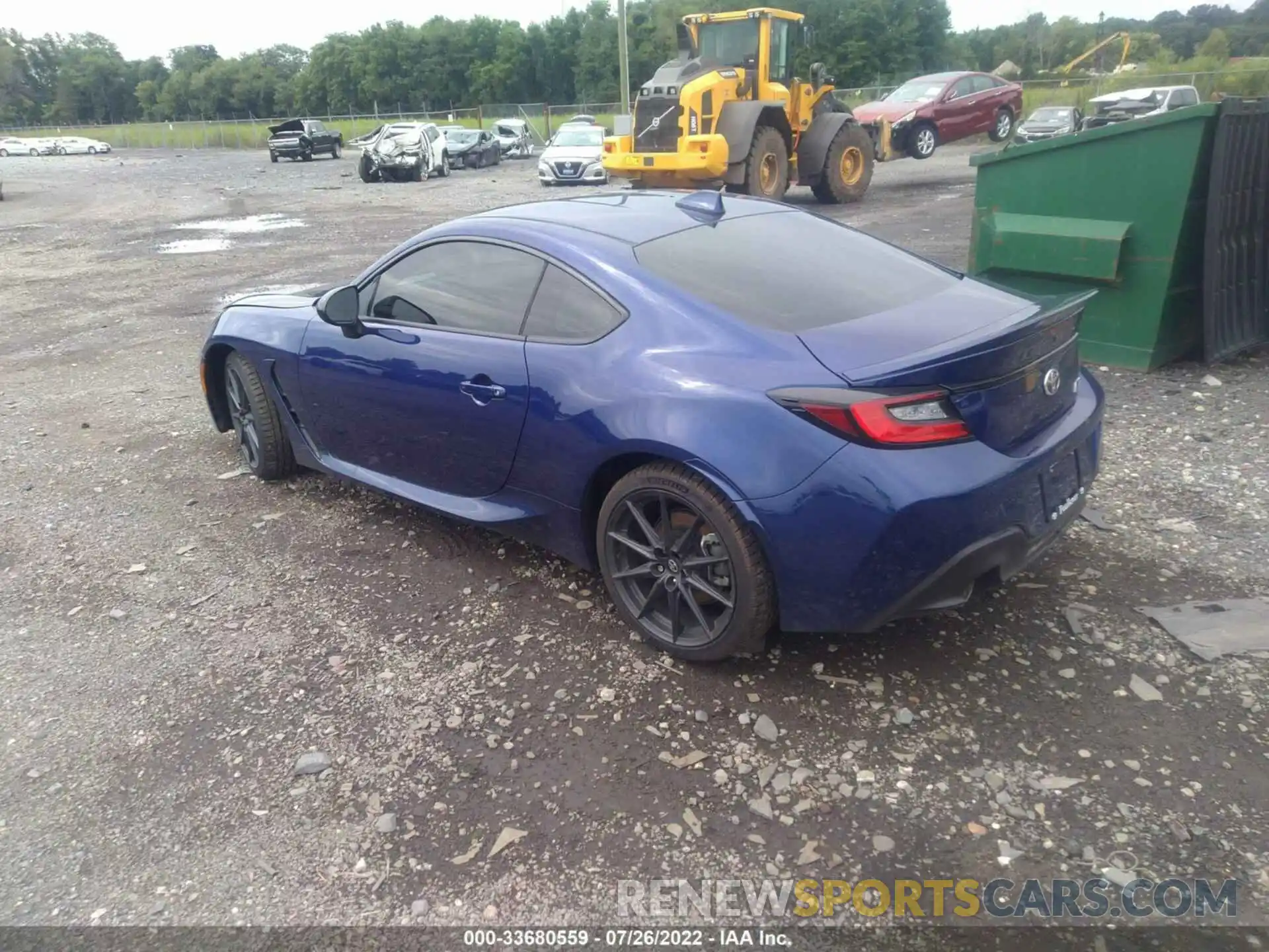 3 Photograph of a damaged car JF1ZNBE12N9754788 TOYOTA GR86 2022