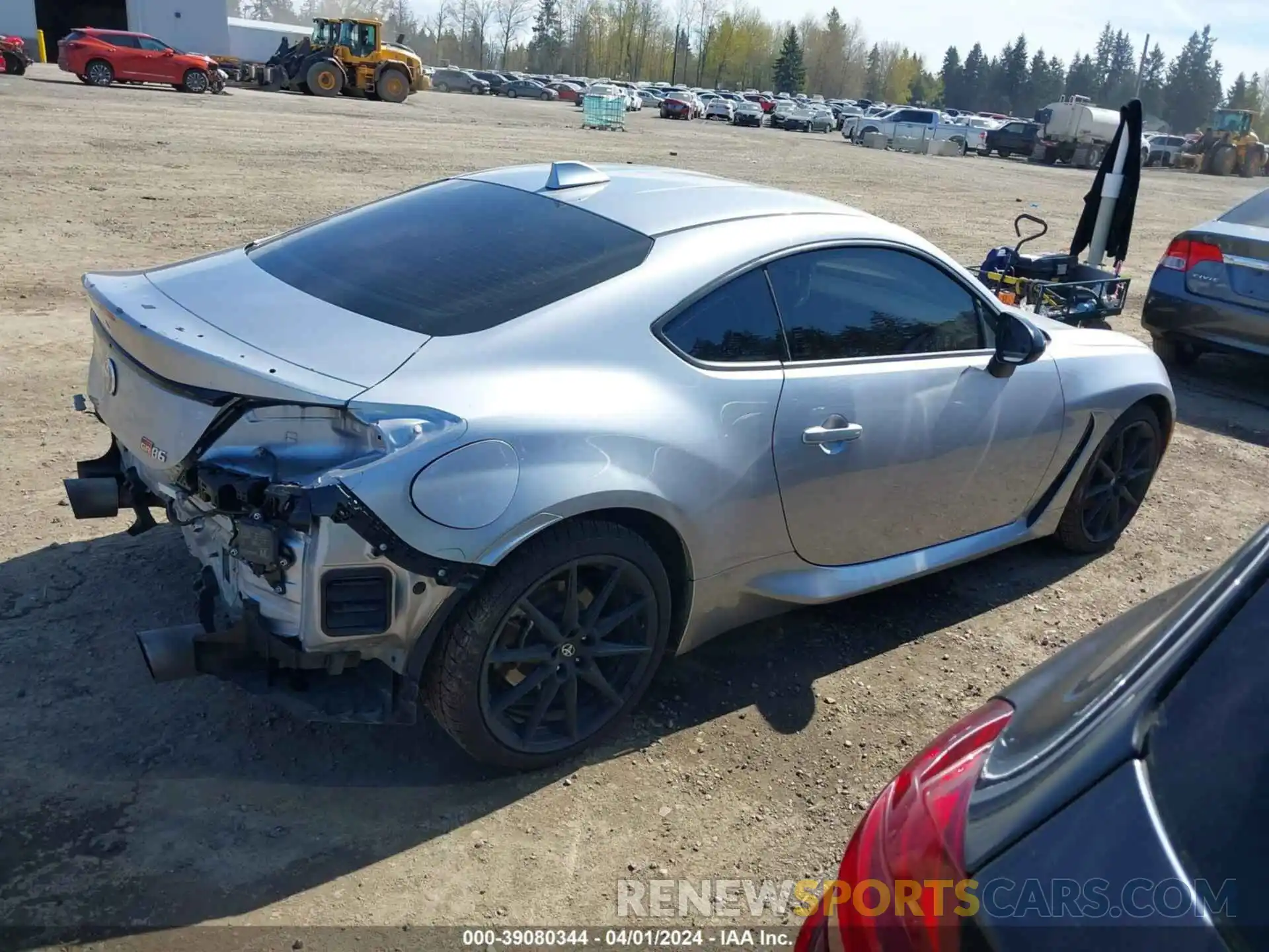 4 Photograph of a damaged car JF1ZNBE16N9751442 TOYOTA GR86 2022