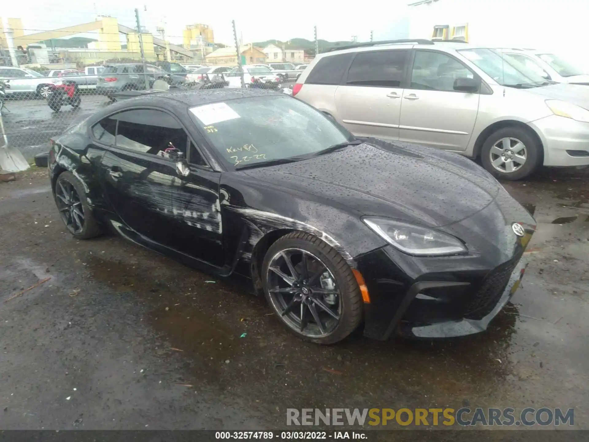 1 Photograph of a damaged car JF1ZNBF17N8751034 TOYOTA GR86 2022