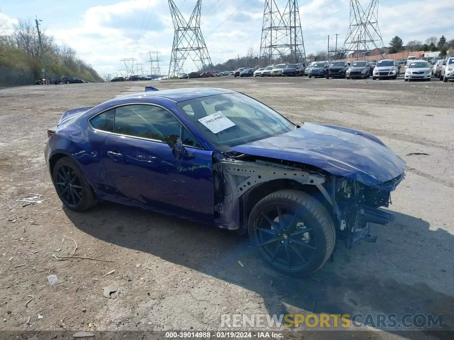 1 Photograph of a damaged car JF1ZNBF13P8766200 TOYOTA GR86 2023