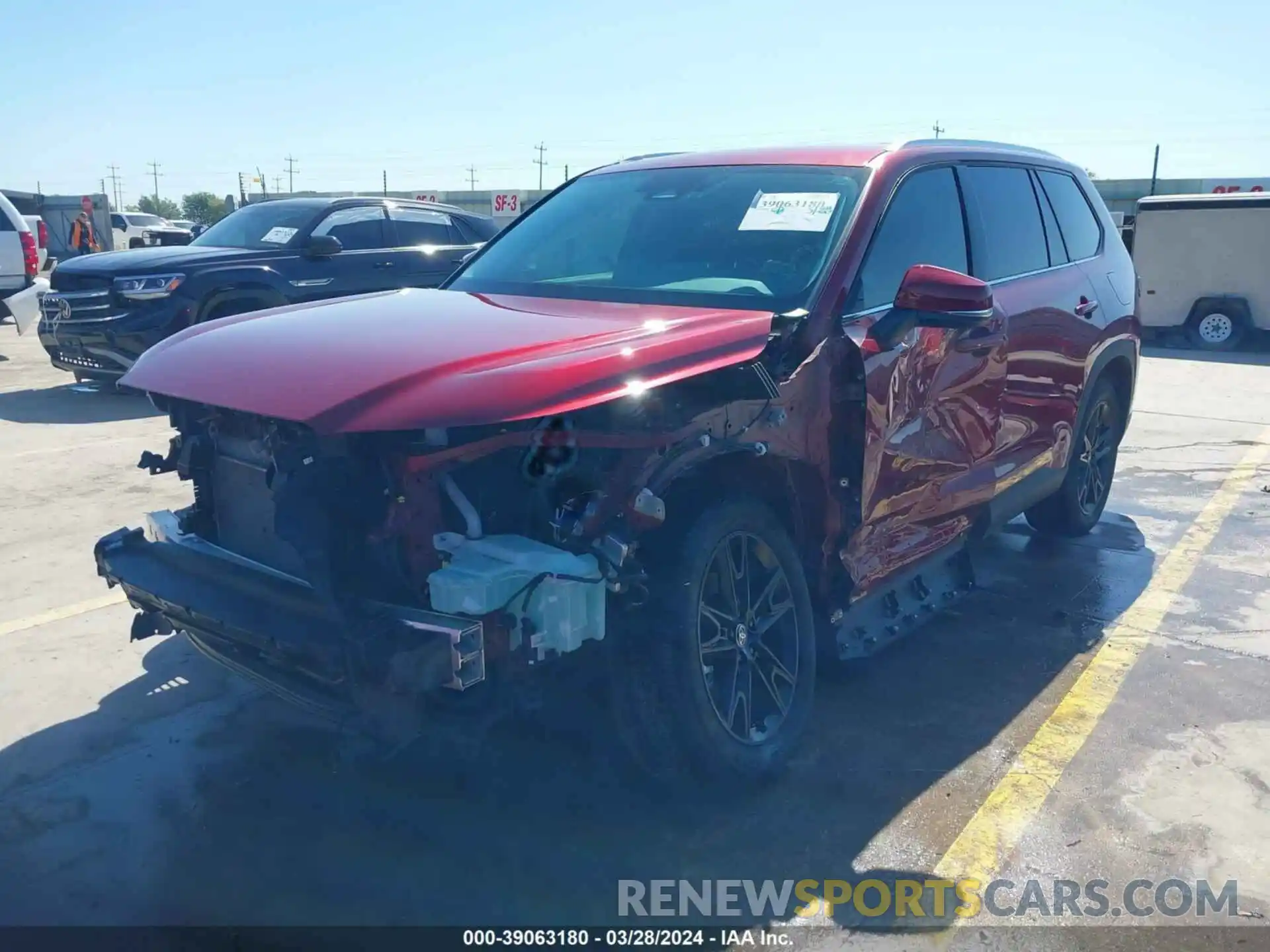 2 Photograph of a damaged car 5TDAAAA50RS001225 TOYOTA GRAND HIGHLANDER 2024