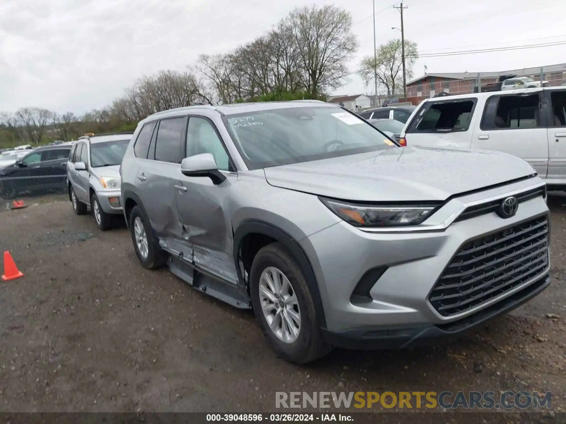 1 Photograph of a damaged car 5TDAAAB50RS025779 TOYOTA GRAND HIGHLANDER 2024