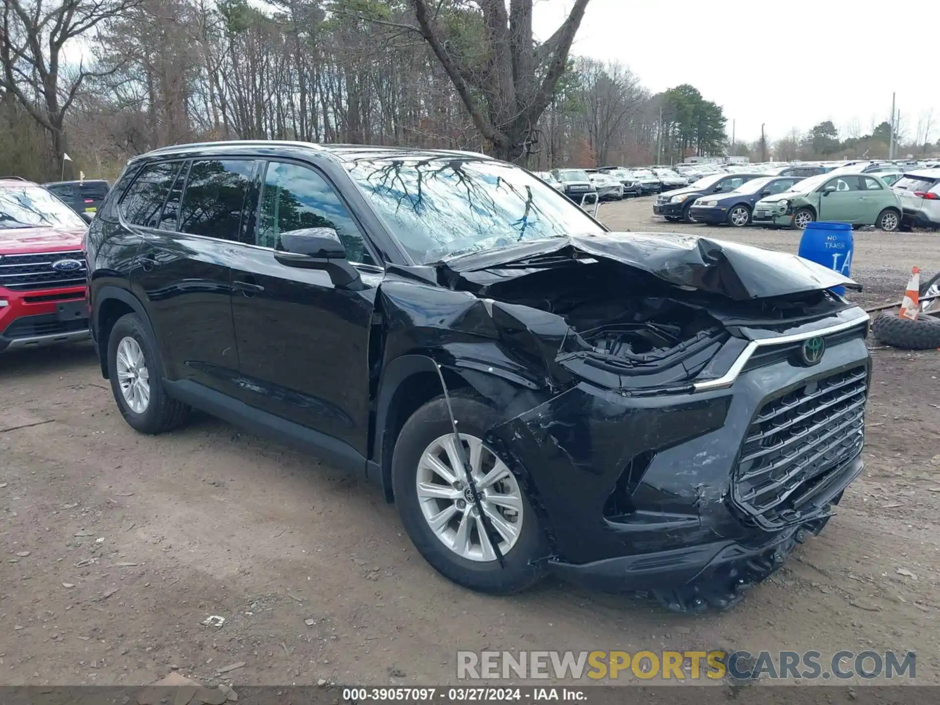 1 Photograph of a damaged car 5TDAAAB5XRS004339 TOYOTA GRAND HIGHLANDER 2024