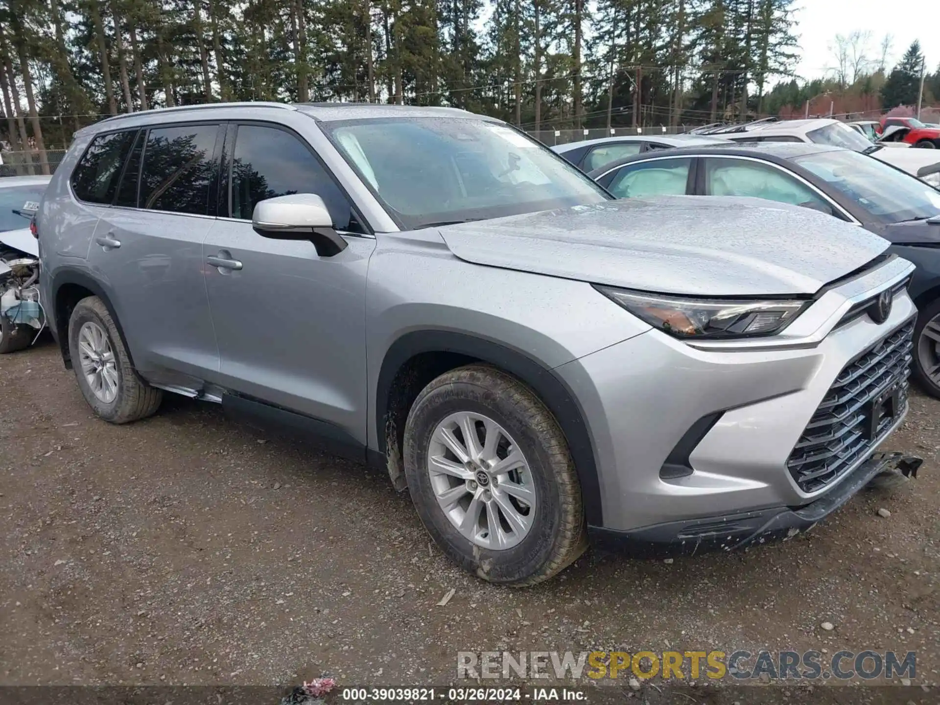 1 Photograph of a damaged car 5TDACAB54RS000362 TOYOTA GRAND HIGHLANDER 2024