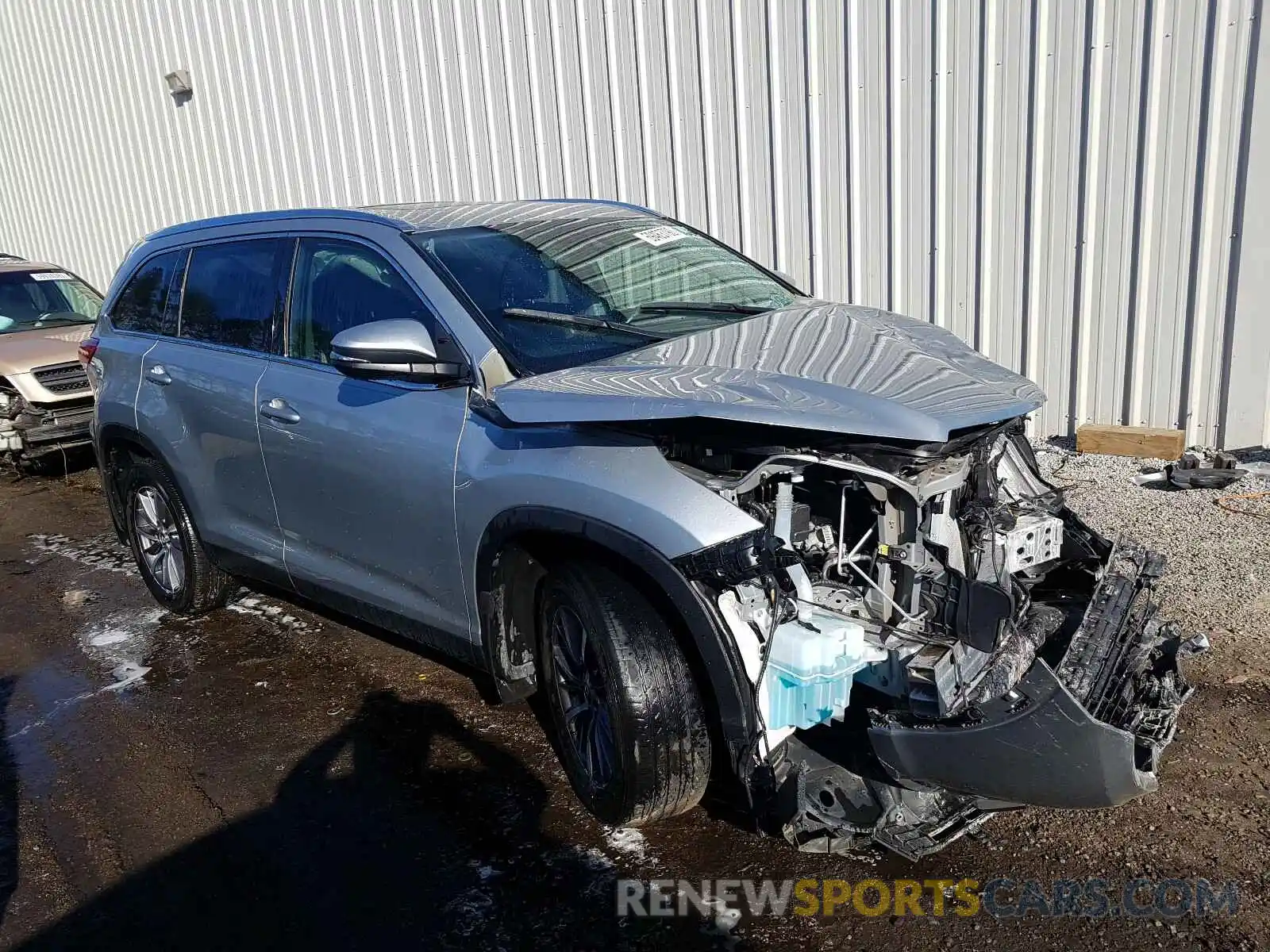 1 Photograph of a damaged car 5TD17RFH4KS937753 TOYOTA HIGHLANDER 2019