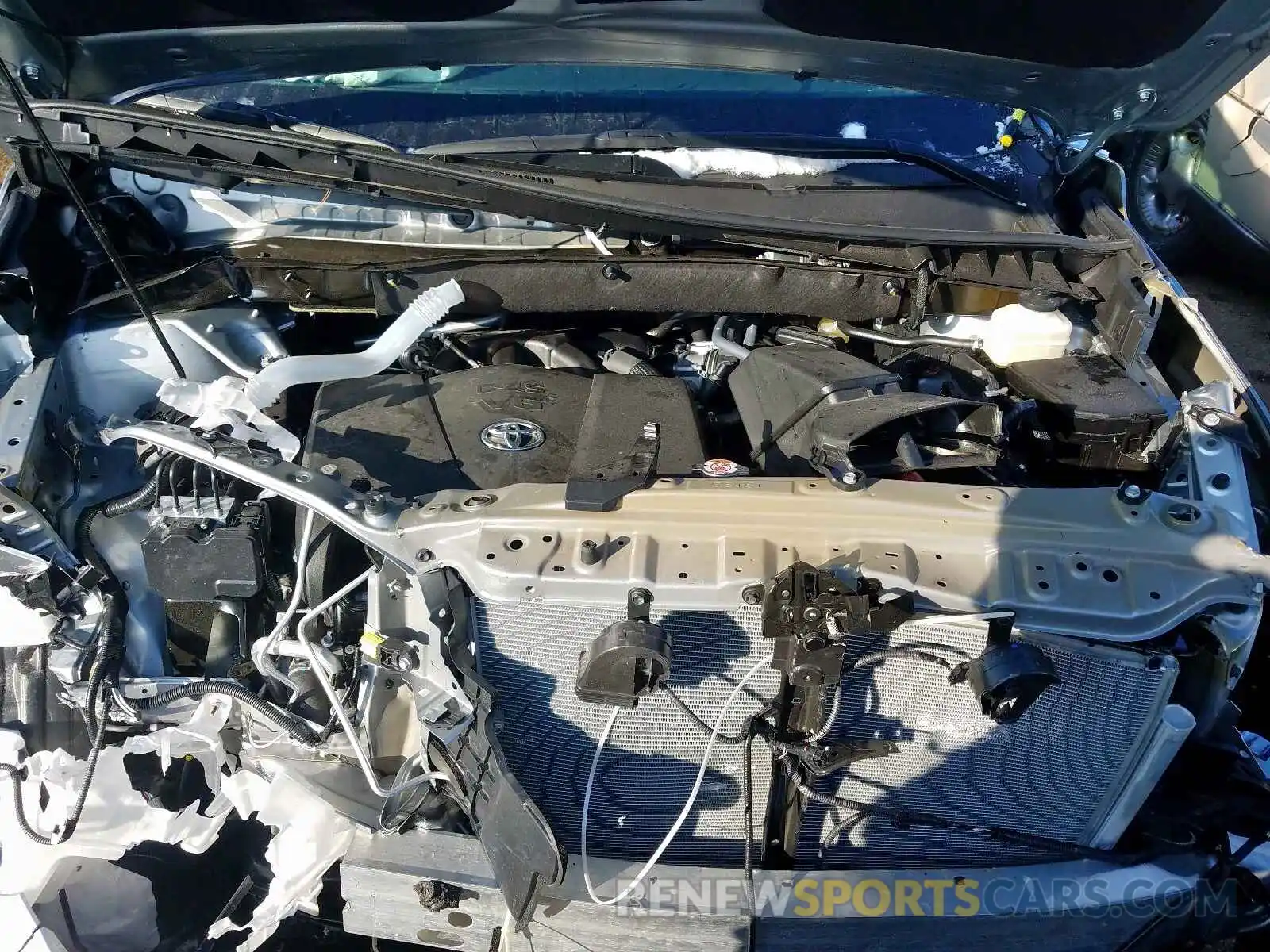 7 Photograph of a damaged car 5TDBZRFH0KS714419 TOYOTA HIGHLANDER 2019