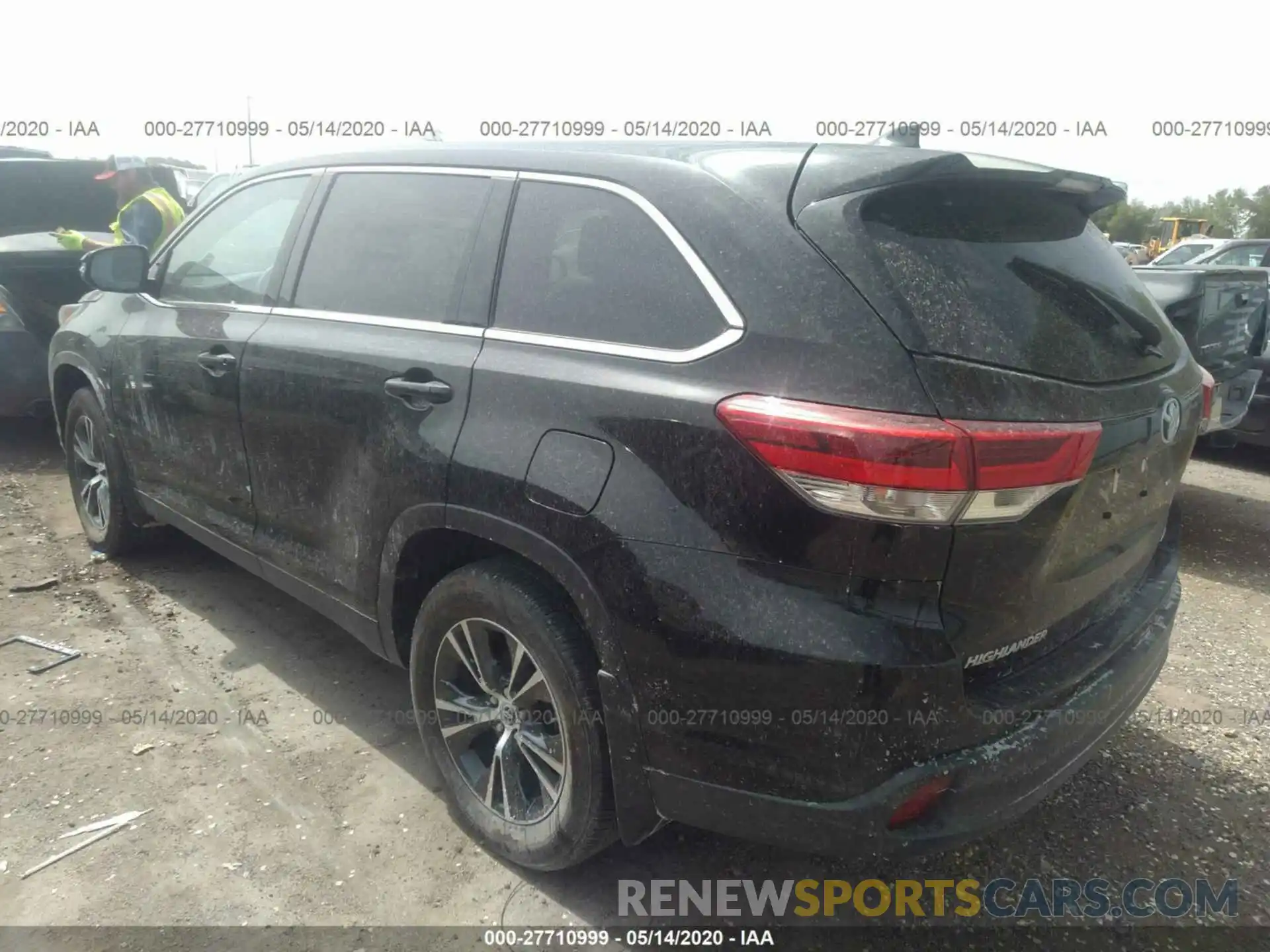 3 Photograph of a damaged car 5TDBZRFH1KS701078 TOYOTA HIGHLANDER 2019