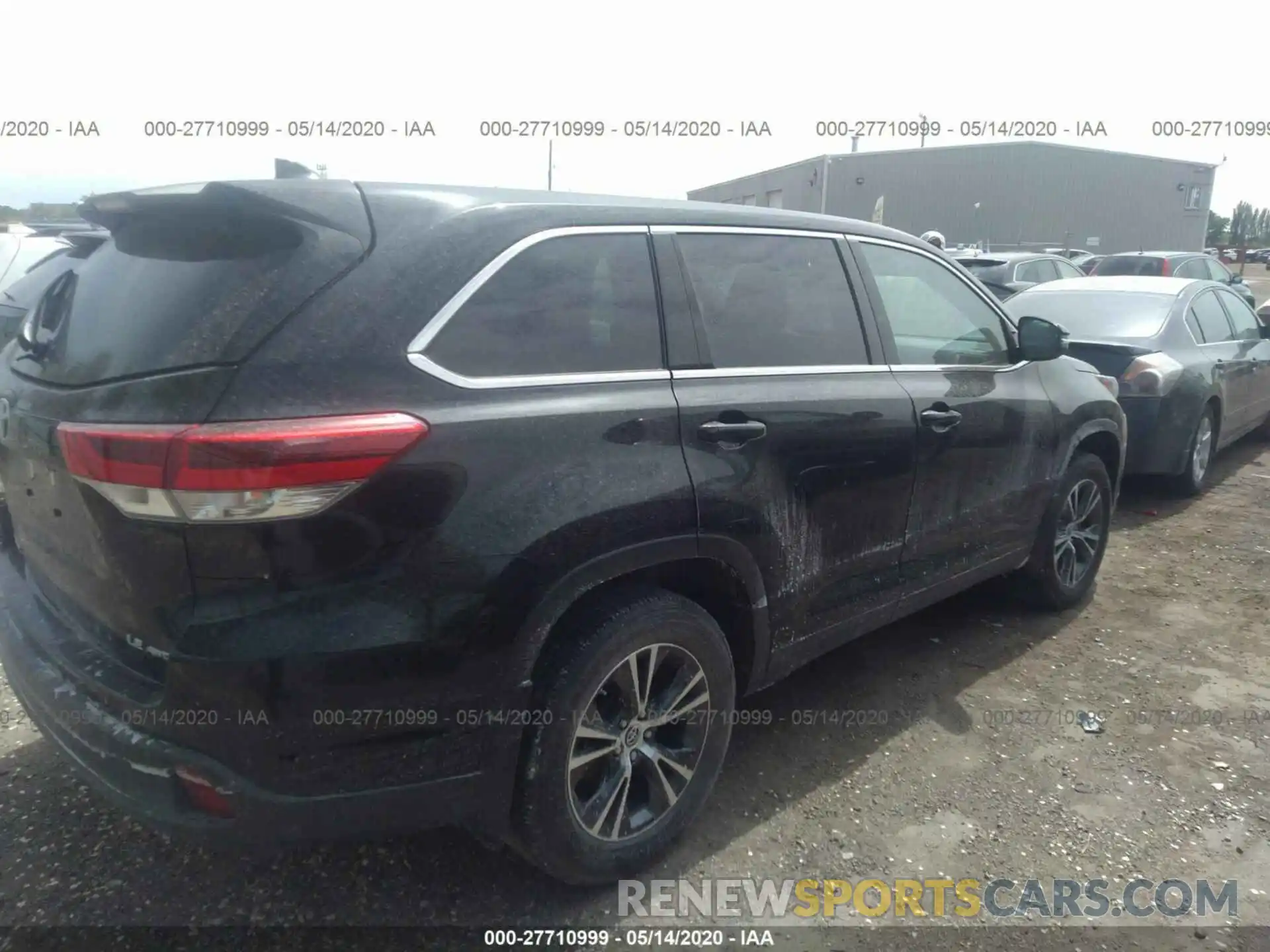 4 Фотография поврежденного автомобиля 5TDBZRFH1KS701078 TOYOTA HIGHLANDER 2019