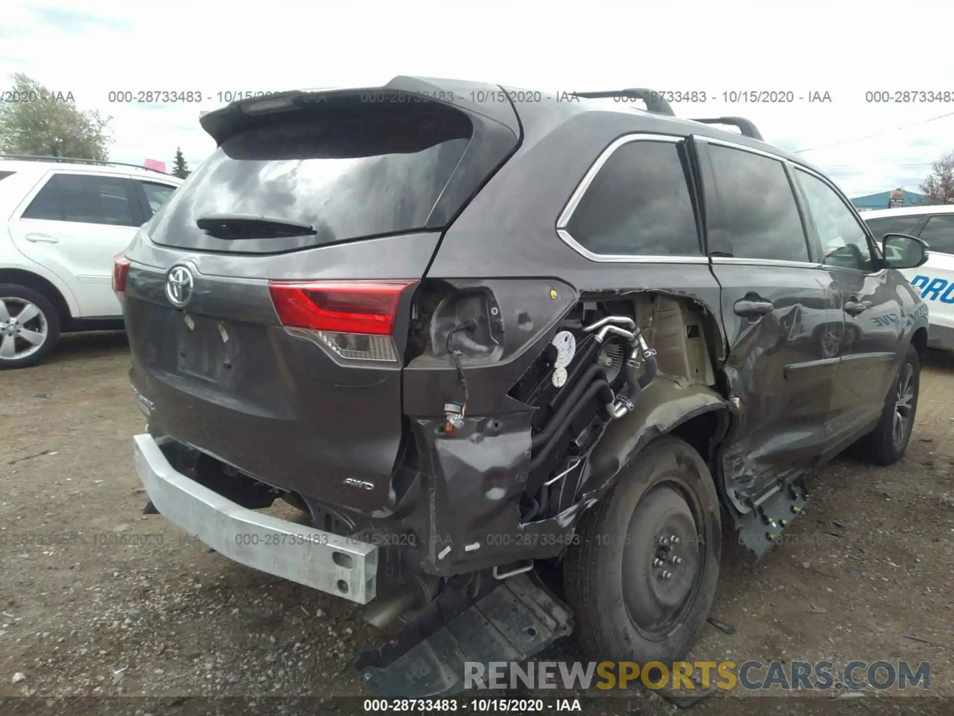 6 Фотография поврежденного автомобиля 5TDBZRFH1KS920445 TOYOTA HIGHLANDER 2019