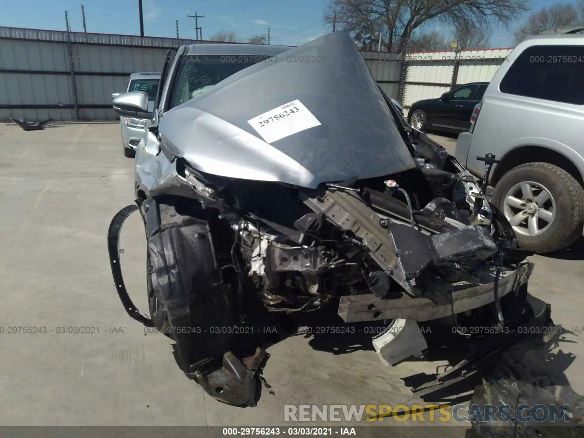 6 Photograph of a damaged car 5TDBZRFH1KS936158 TOYOTA HIGHLANDER 2019