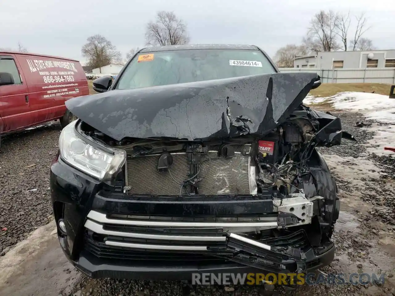 5 Photograph of a damaged car 5TDBZRFH1KS963098 TOYOTA HIGHLANDER 2019