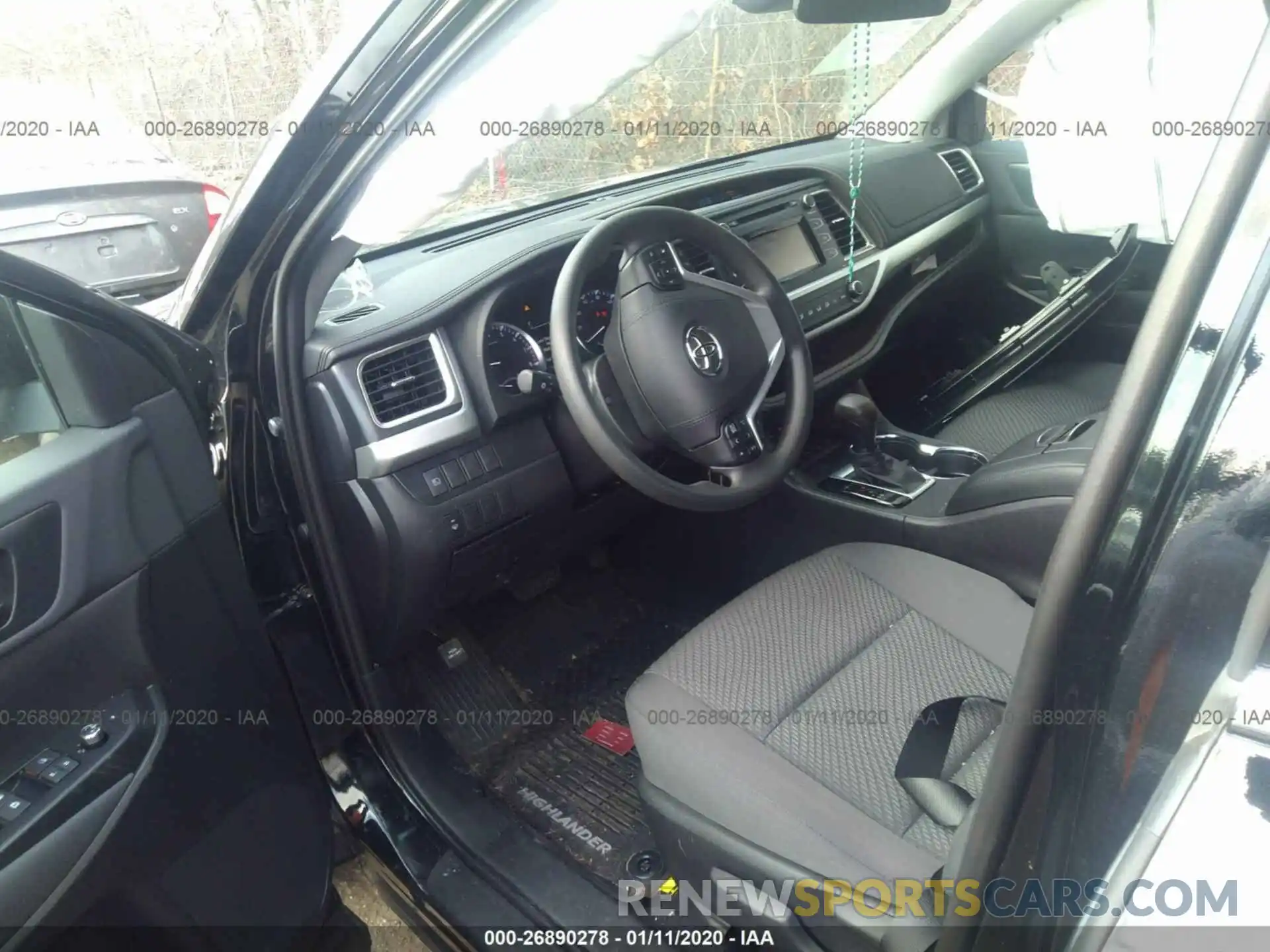 5 Фотография поврежденного автомобиля 5TDBZRFH2KS744859 TOYOTA HIGHLANDER 2019