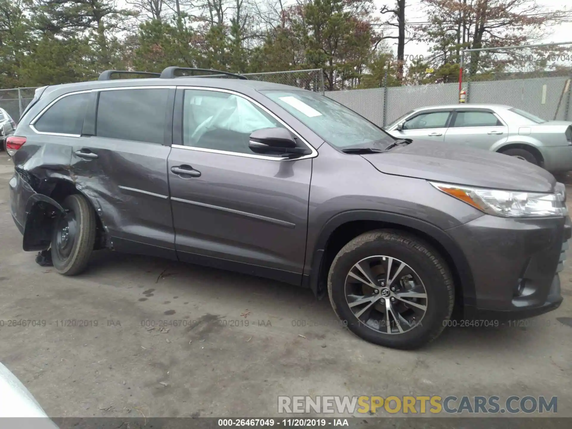 6 Photograph of a damaged car 5TDBZRFH3KS917403 TOYOTA HIGHLANDER 2019