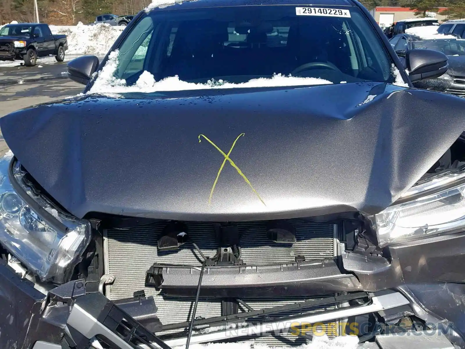 7 Photograph of a damaged car 5TDBZRFH3KS921614 TOYOTA HIGHLANDER 2019