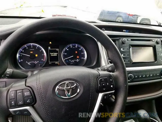 6 Фотография поврежденного автомобиля 5TDBZRFH3KS951308 TOYOTA HIGHLANDER 2019