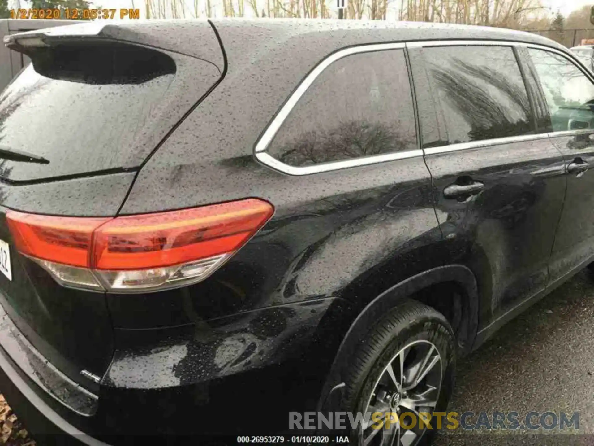 12 Photograph of a damaged car 5TDBZRFH3KS954273 TOYOTA HIGHLANDER 2019