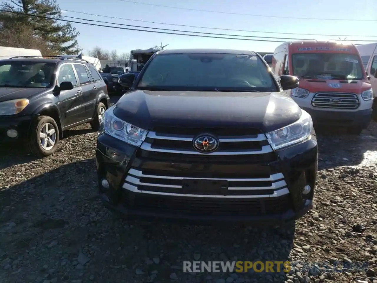 7 Photograph of a damaged car 5TDBZRFH3KS959277 TOYOTA HIGHLANDER 2019