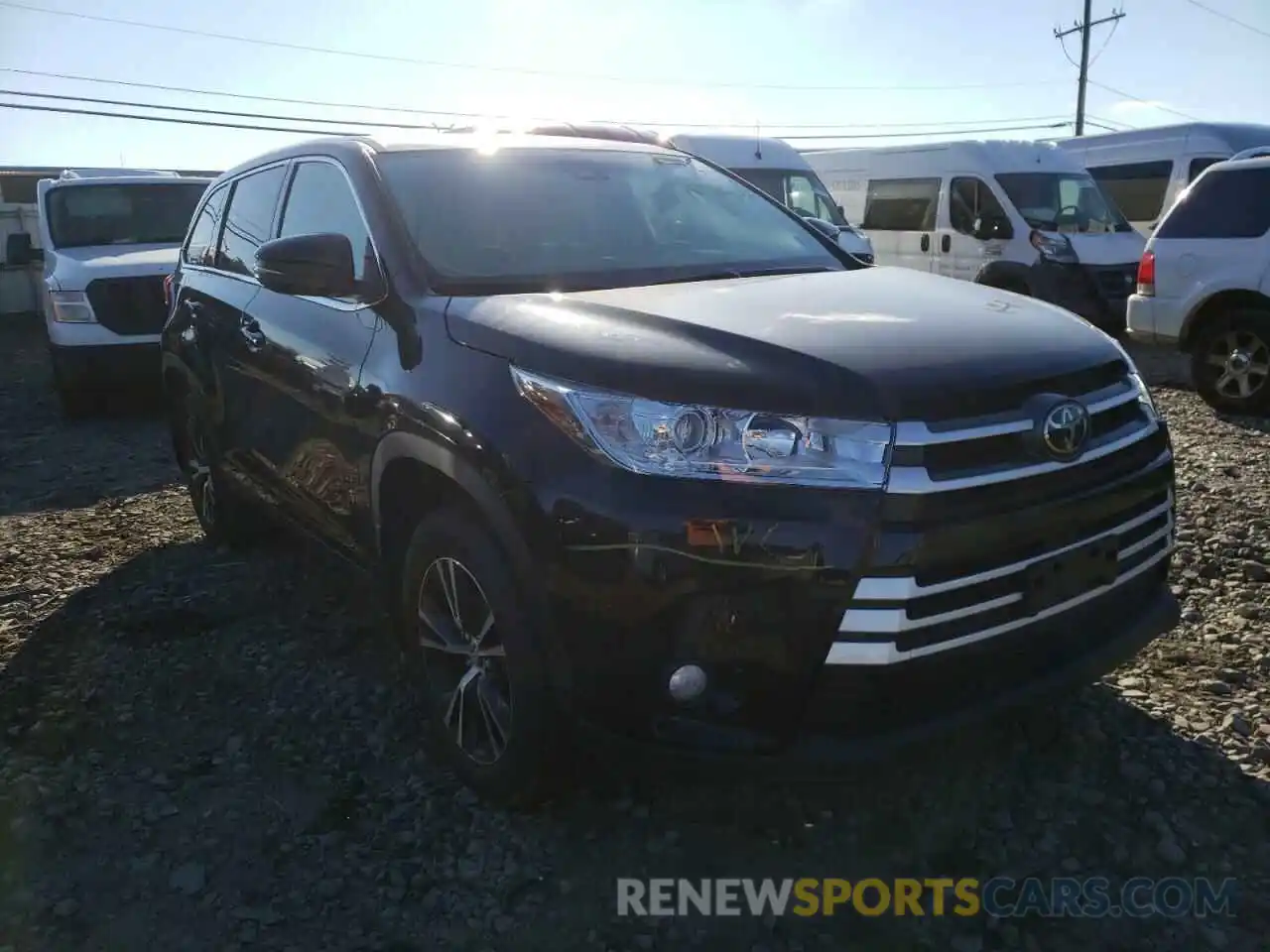 9 Photograph of a damaged car 5TDBZRFH3KS959277 TOYOTA HIGHLANDER 2019