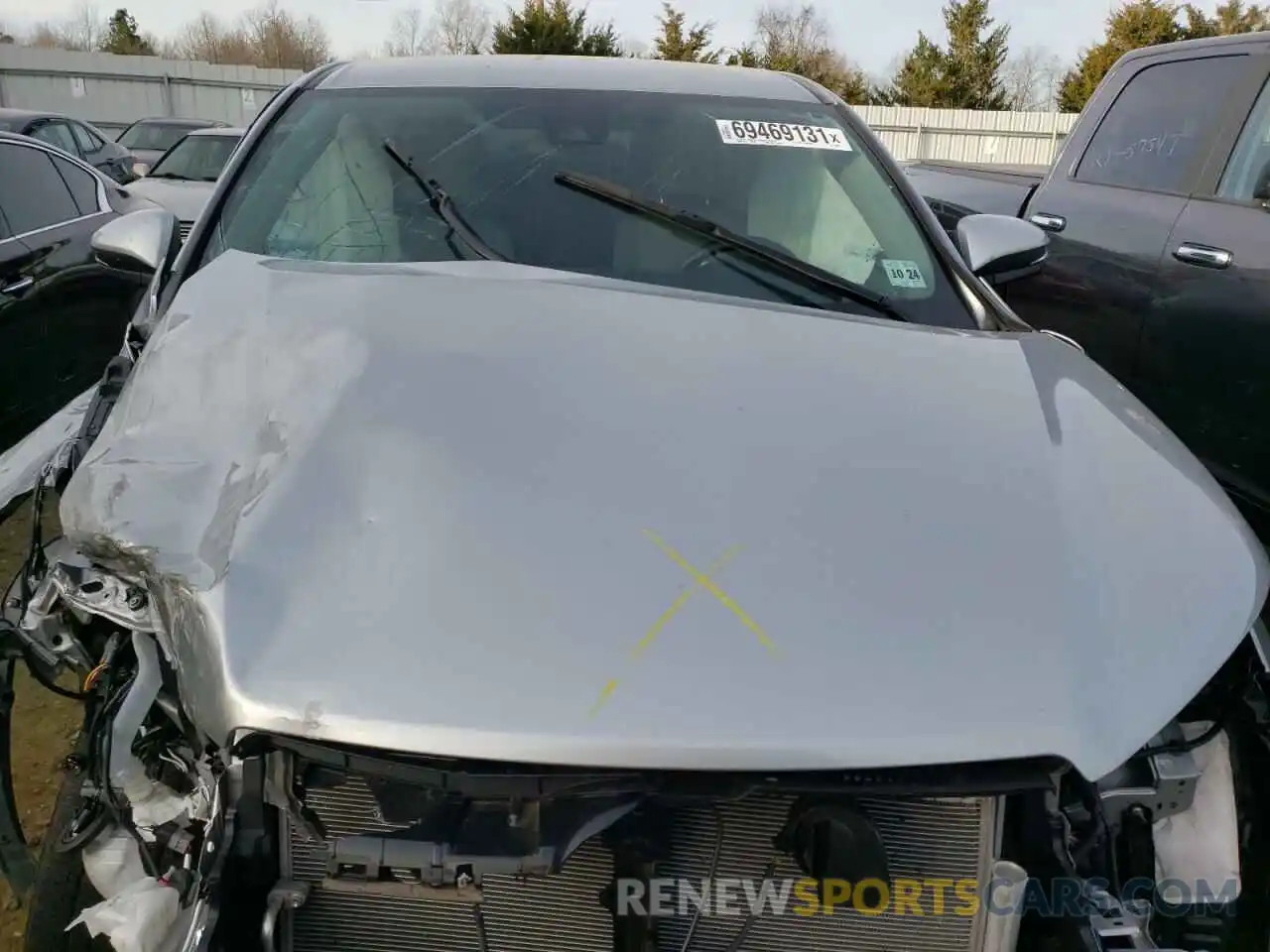 7 Photograph of a damaged car 5TDBZRFH3KS990884 TOYOTA HIGHLANDER 2019