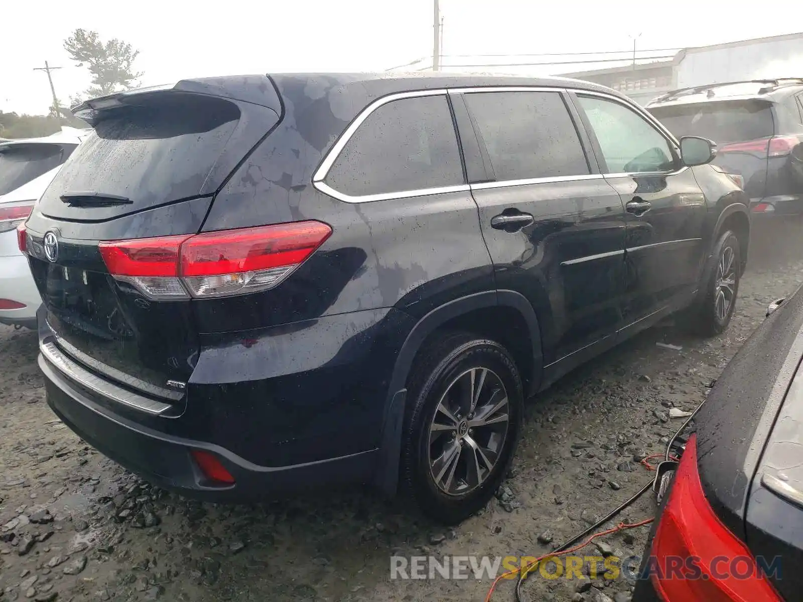 4 Фотография поврежденного автомобиля 5TDBZRFH4KS747732 TOYOTA HIGHLANDER 2019