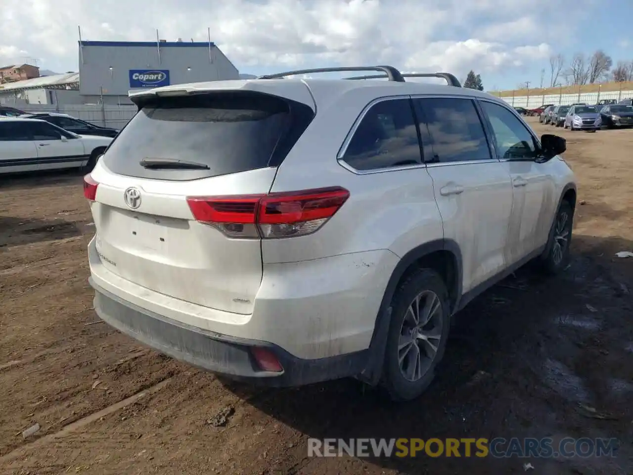 4 Фотография поврежденного автомобиля 5TDBZRFH5KS702430 TOYOTA HIGHLANDER 2019