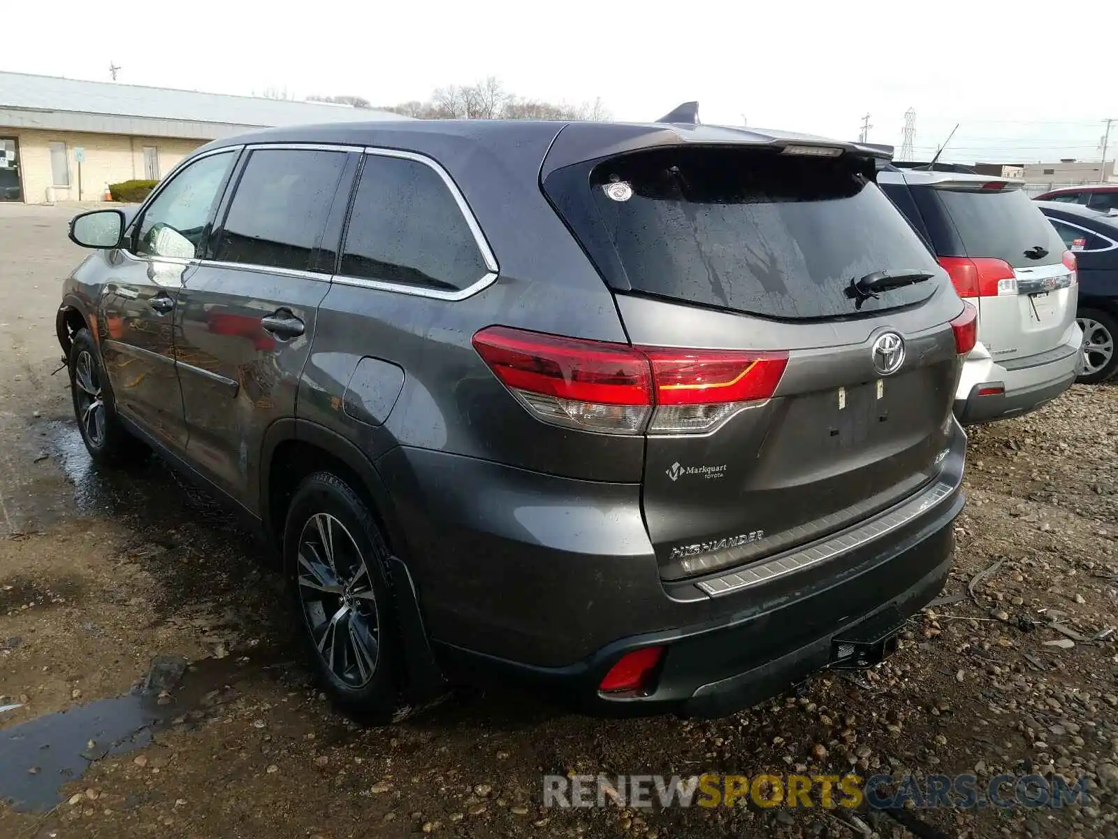 3 Фотография поврежденного автомобиля 5TDBZRFH5KS706106 TOYOTA HIGHLANDER 2019